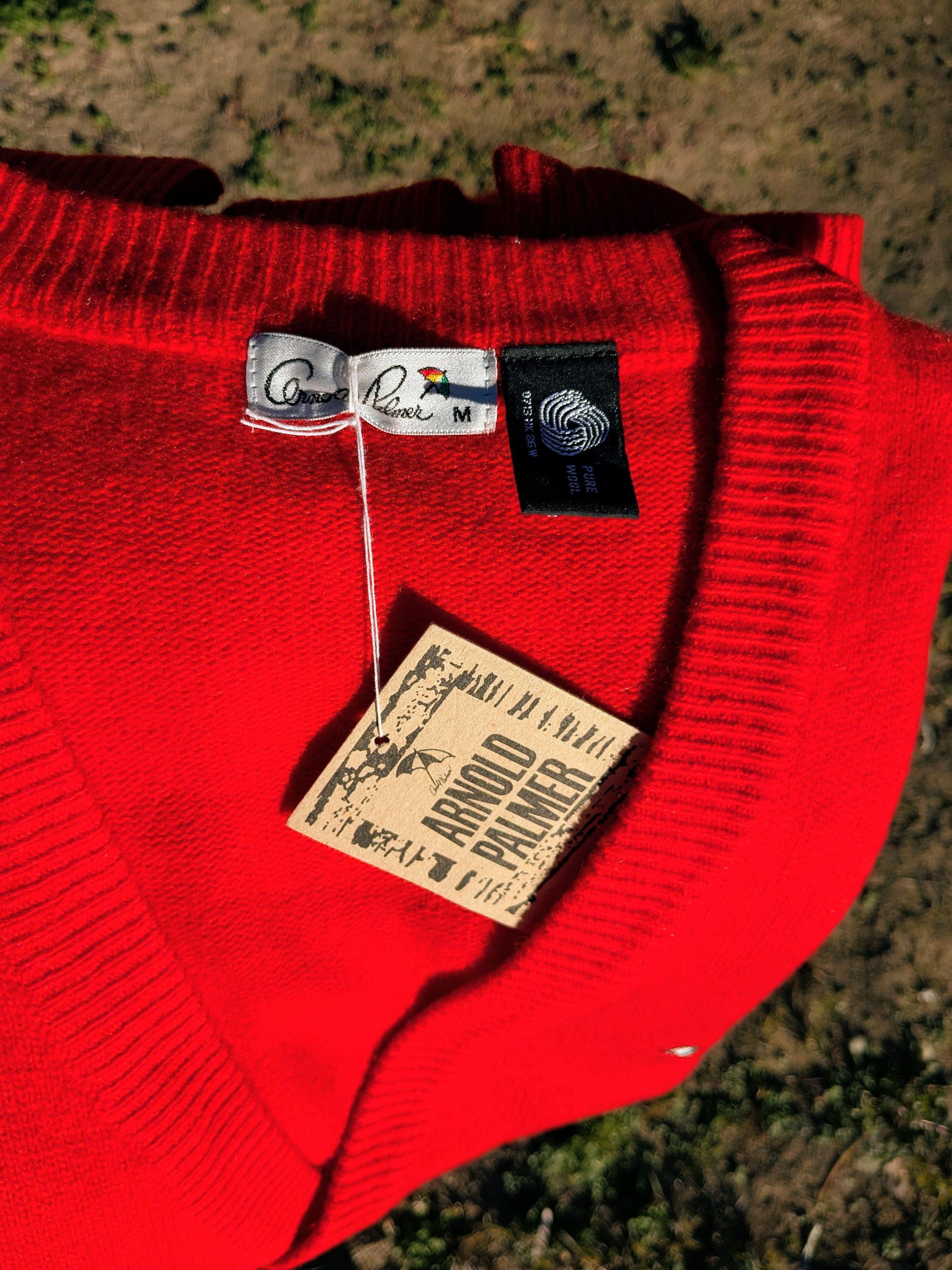 Other VTG Arnold Palmer Woolmark Lambswool Cardigan Sweater Size US M / EU 48-50 / 2 - 5 Thumbnail