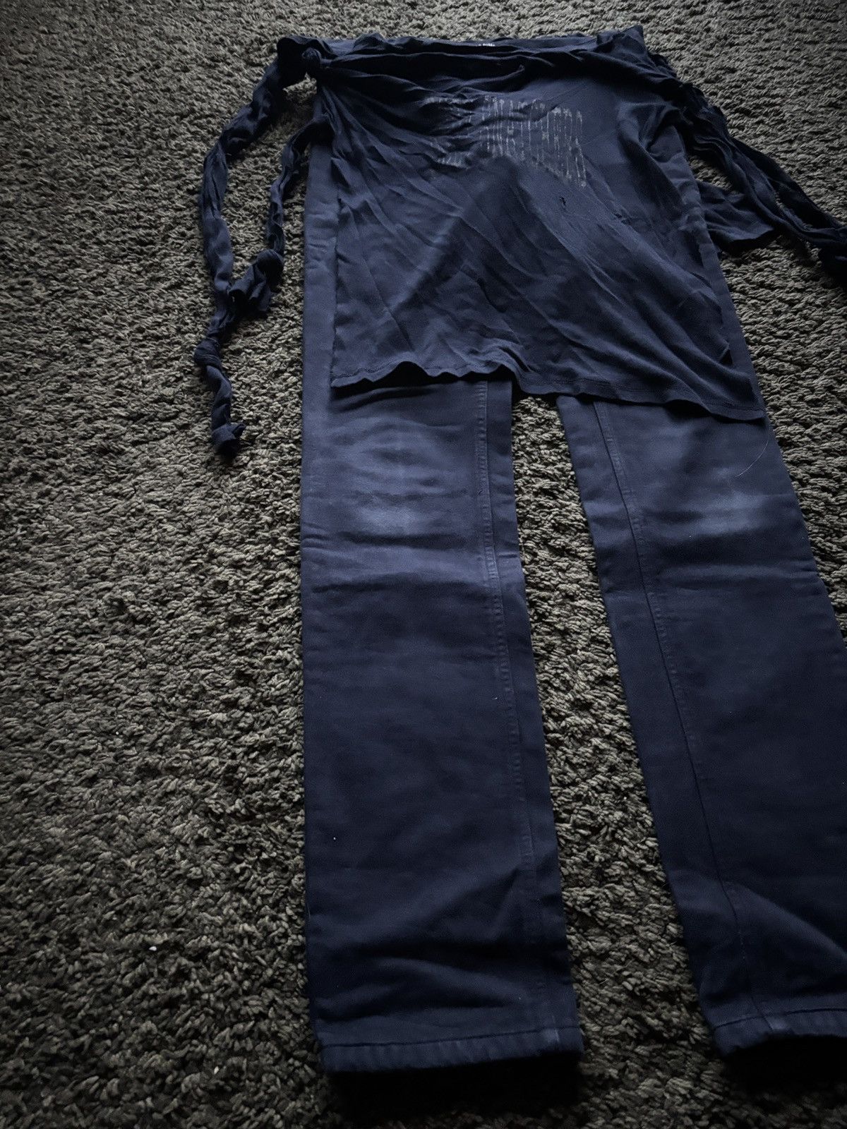 Raf Simons AW04 Raf Simons “Waves” Zombie Pants Size US 28 / EU 44 - 3 Thumbnail
