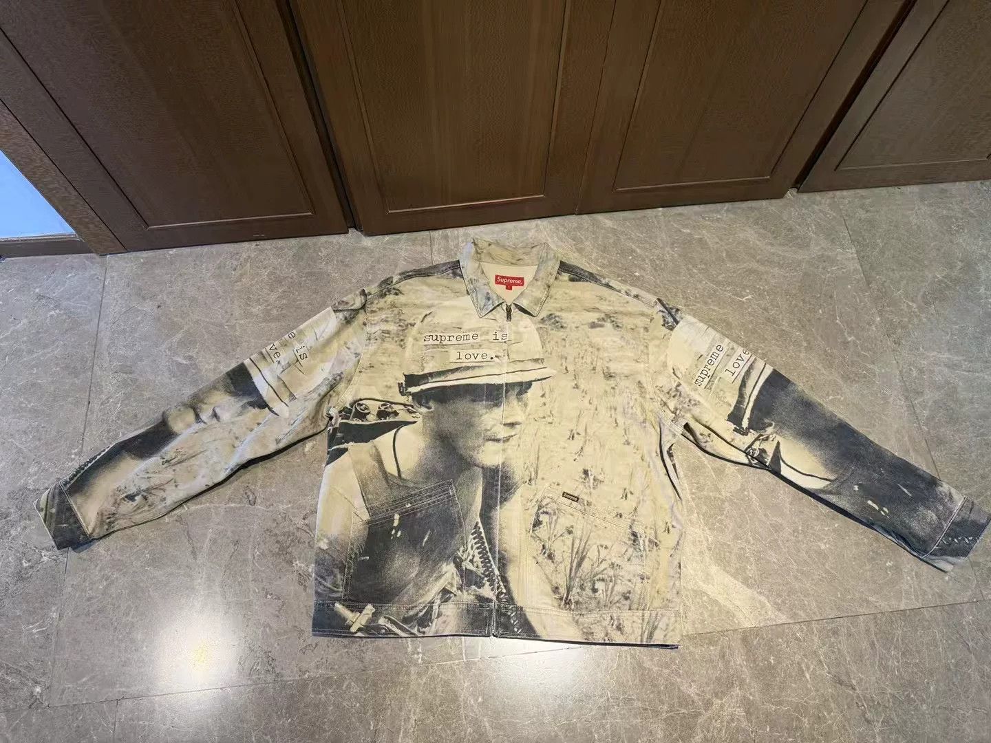 Supreme Supreme Denim Beige Light Jacket L Men Size US L / EU 52-54 / 3 - 1 Thumbnail