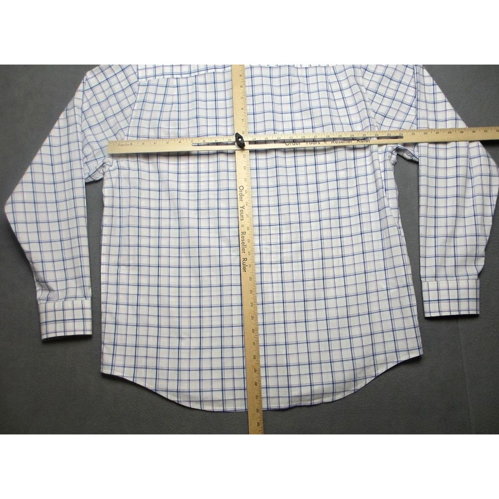 Tommy Bahama Tommy Bahama Shirt Mens XL Blue White Check Button Up Long Sleeve Pima Cotton Size US XL / EU 56 / 4 - 6 Thumbnail