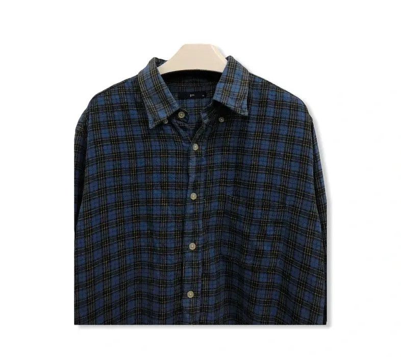 Japanese Brand Japanese Brand GU Plaid Tartan Flannel Shirt 👕 Size US L / EU 52-54 / 3 - 2 Thumbnail
