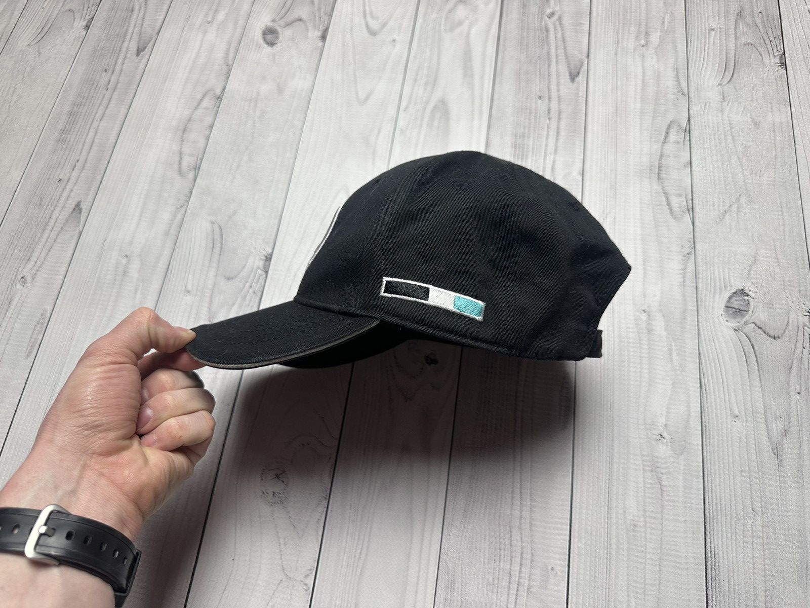 Mercedes-Benz × Vintage Vintage Mercedes Benz AMG racing cap logo black Size ONE SIZE - 4 Thumbnail
