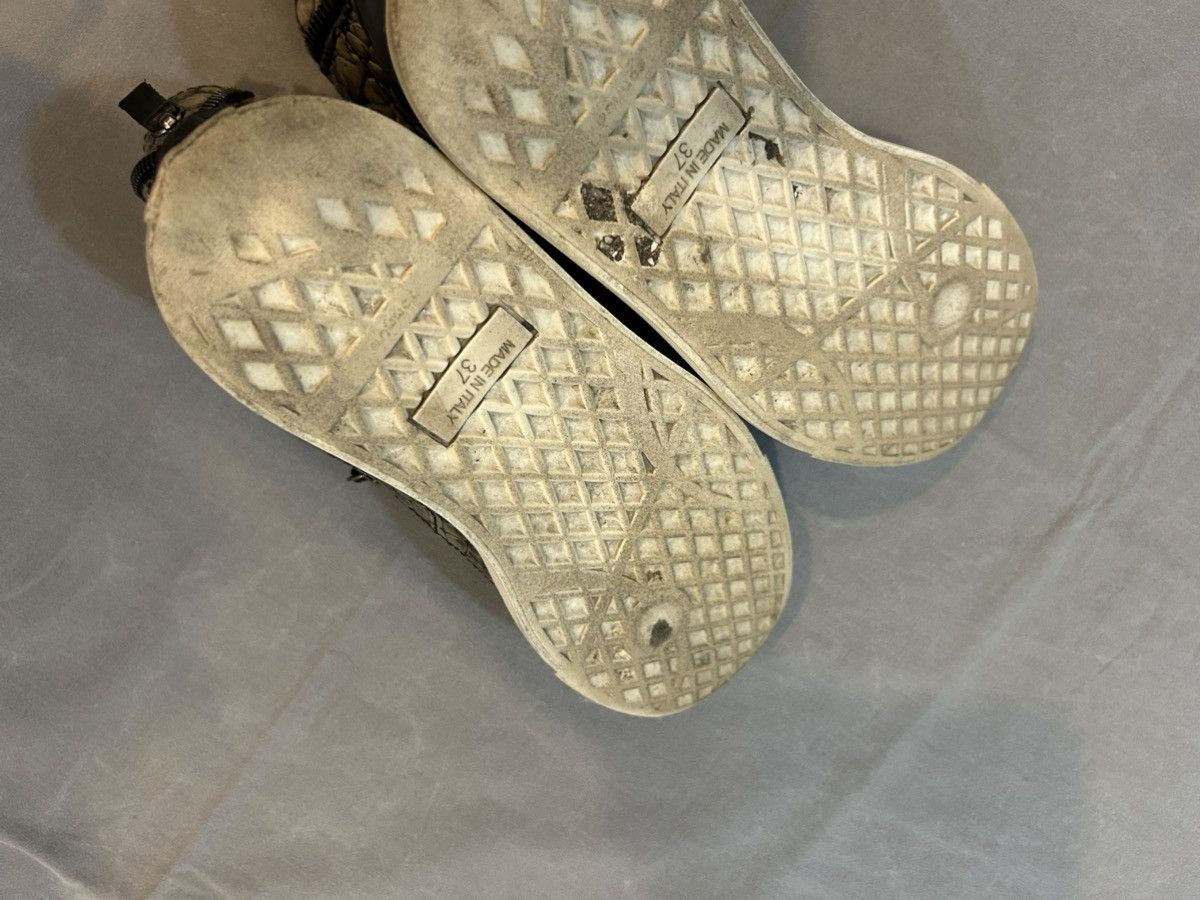 Giuseppe Zanotti Giuseppe Zanotti Python Effect High Top Sneakers Size US 7 / IT 37 - 6 Thumbnail