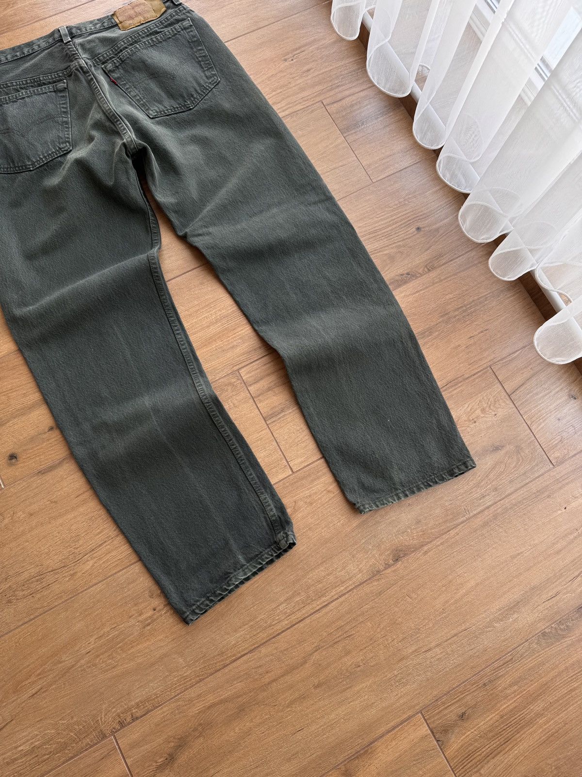 Vintage Vintage Levi's Made in USA Emerald Green Heavyweight Jeans Size US 38 / EU 54 - 8 Thumbnail