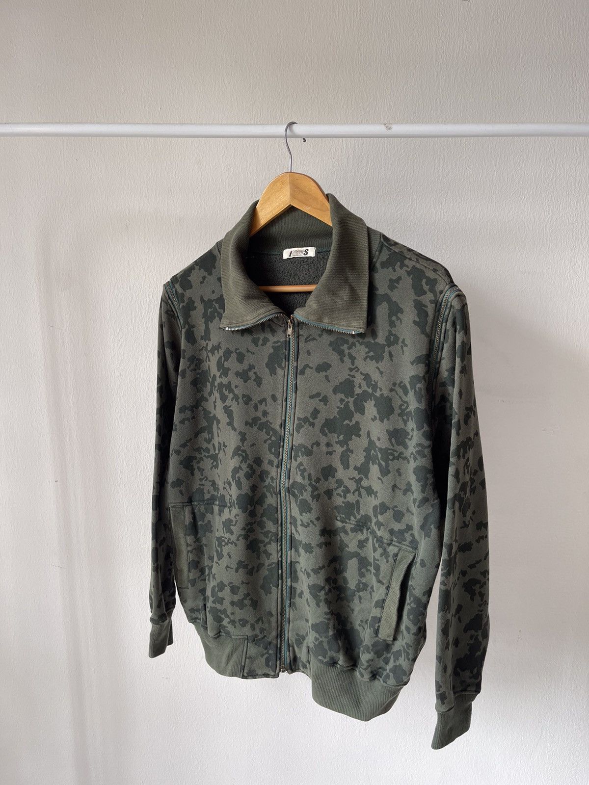 Issey Miyake × Tsumori Chisato 80s Issey Miyake Small Part Polo Sweatshirt Size US M / EU 48-50 / 2 - 2 Thumbnail
