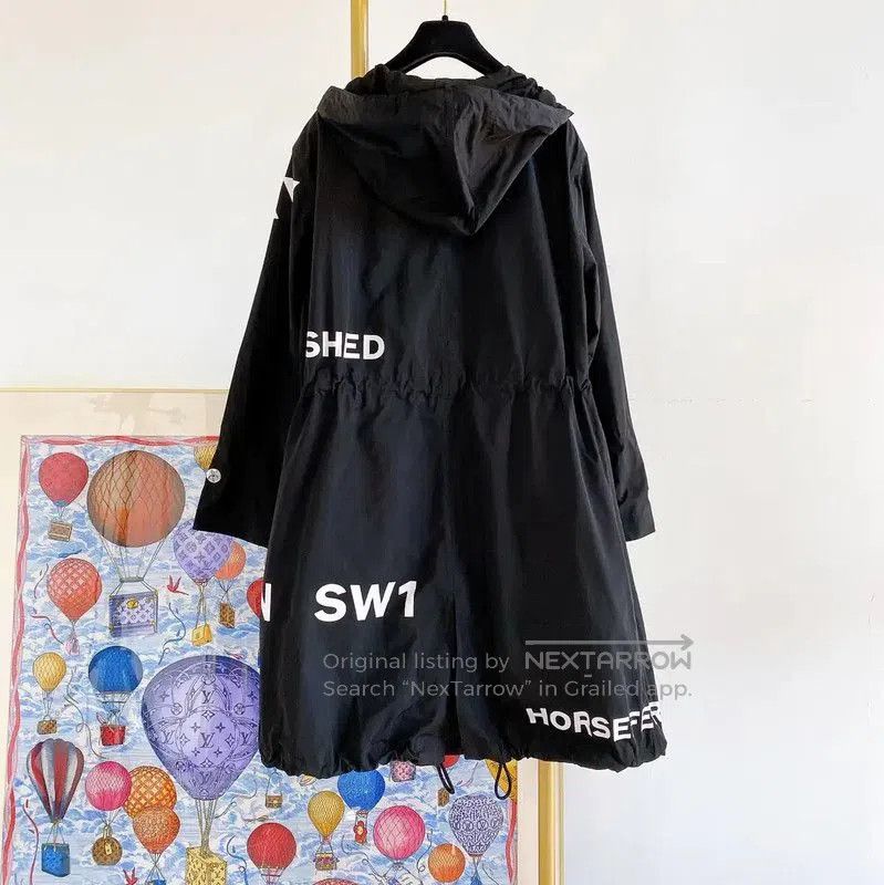Burberry Burberry Spring Autumn Black Polyester Women's Coat. Size S / US 4 / IT 40 - 2 Thumbnail