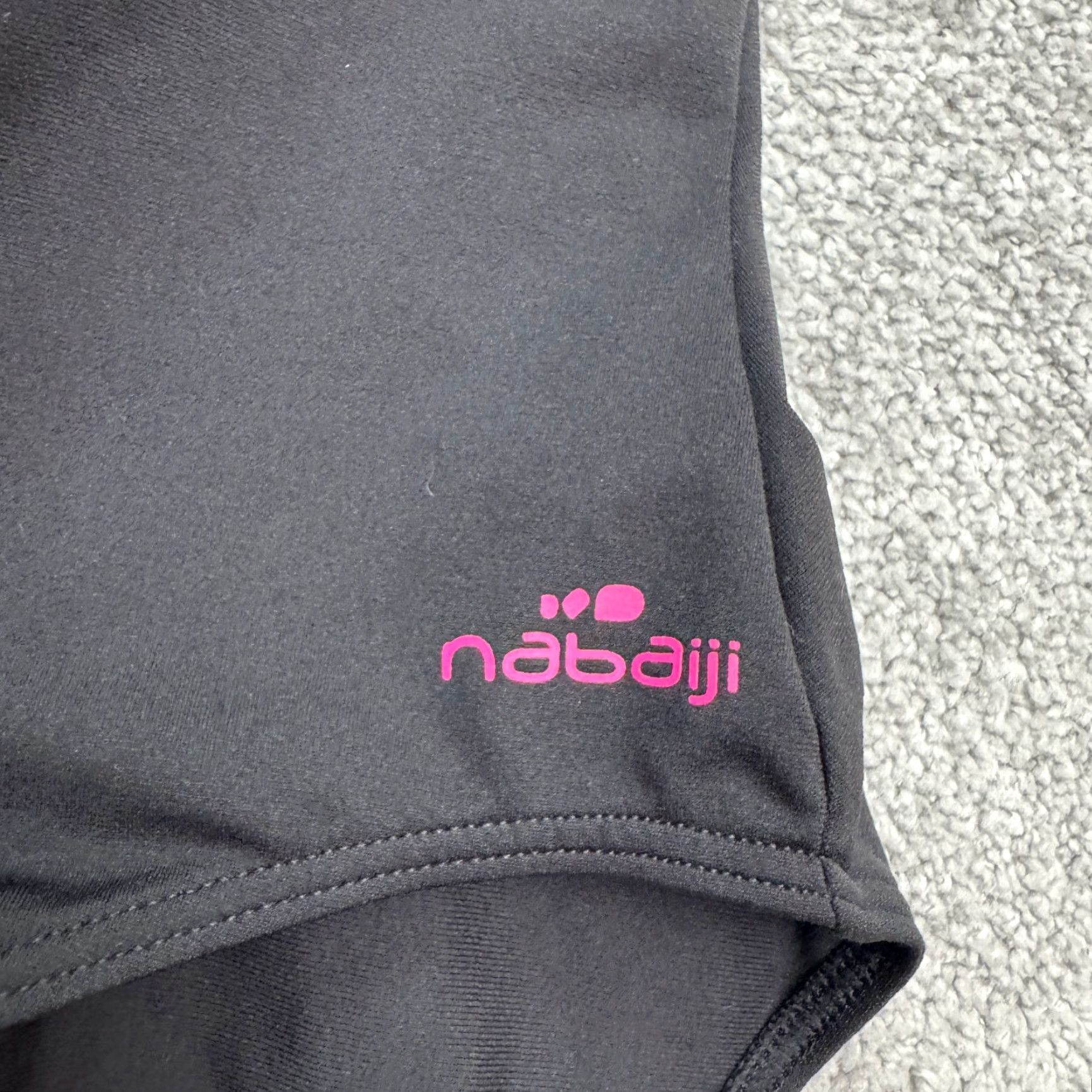 Vintage VINTAGE Nabaiji Womens One Piece Swimsuit XS Black Backless Sport Swimwear Beach Active Training Size ONE SIZE - 5 Thumbnail