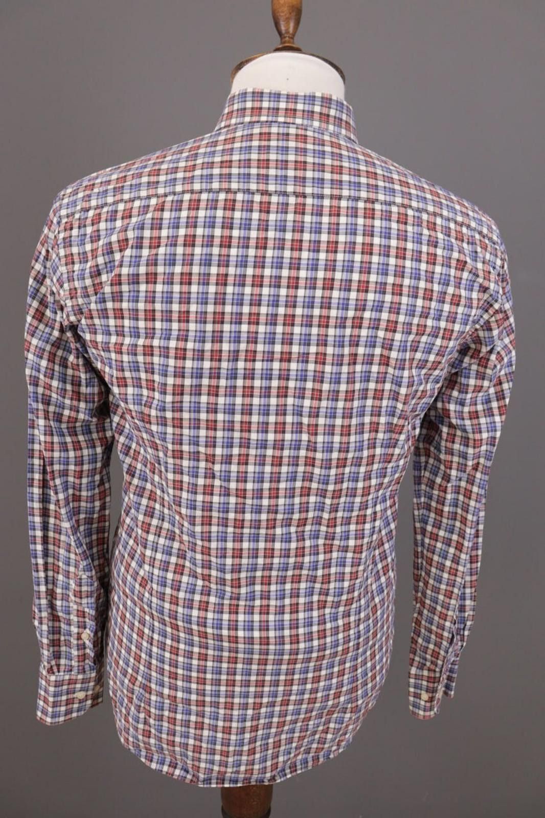 Etro Etro Multicolor Check Button Down Dress Shirt Size 39 Size US M / EU 48-50 / 2 - 7 Thumbnail