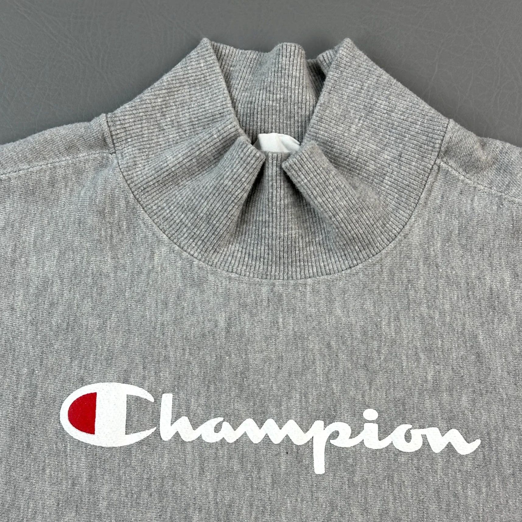Champion Champion Reverse Weave Sweatshirt Mens Small Gray Mock Neck Pullover Size US S / EU 44-46 / 1 - 4 Thumbnail