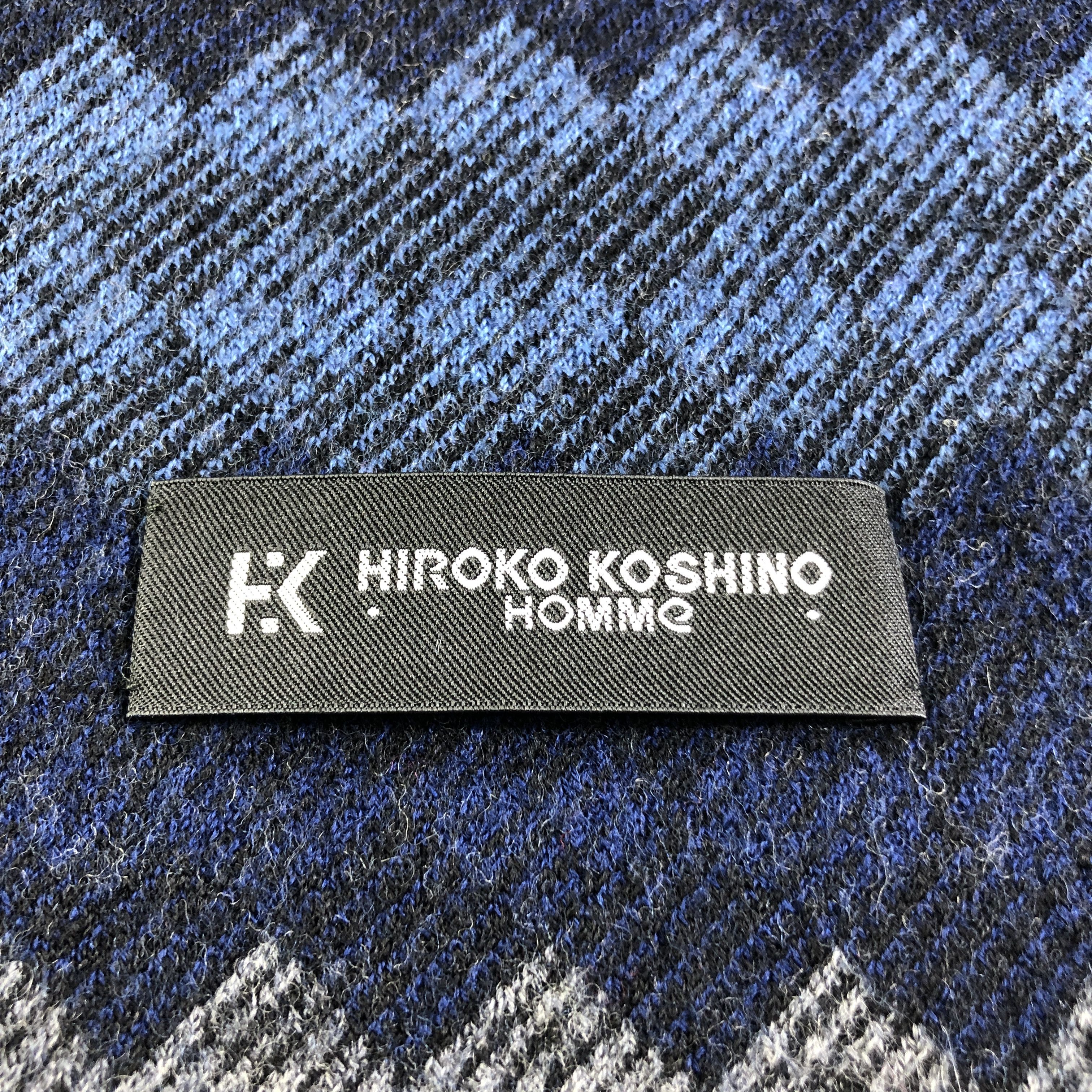 Hiroko Koshino Homme Hiroko Koshino Wool Scarf Muffler V2755 Size ONE SIZE - 4 Thumbnail