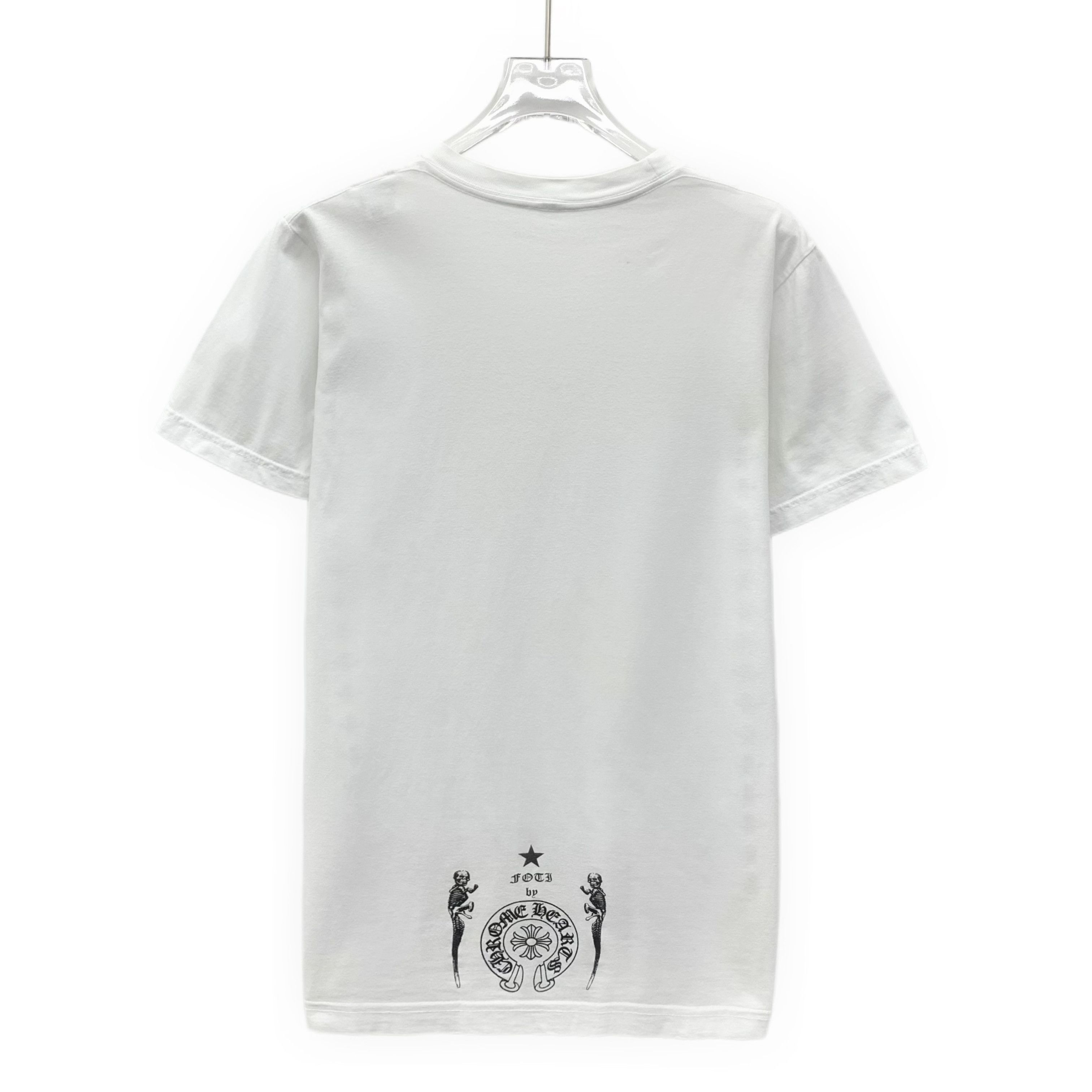 Chrome Hearts Chrome Hearts White Foti Print Cotton Tee S Size S / US 4 / IT 40 - 9 Thumbnail