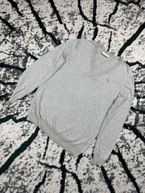 Lacoste Lacoste sweater gray 38 logo Size XS / US 0-2 / IT 36-38 - 2 Thumbnail