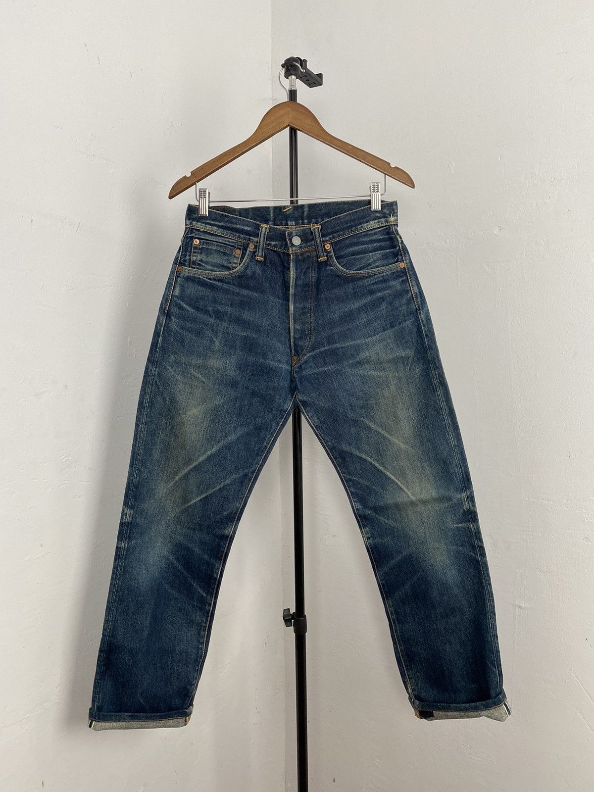 Evisu × Vintage Evisu Seagull selvedge denim Size US 30 / EU 46 - 2 Thumbnail