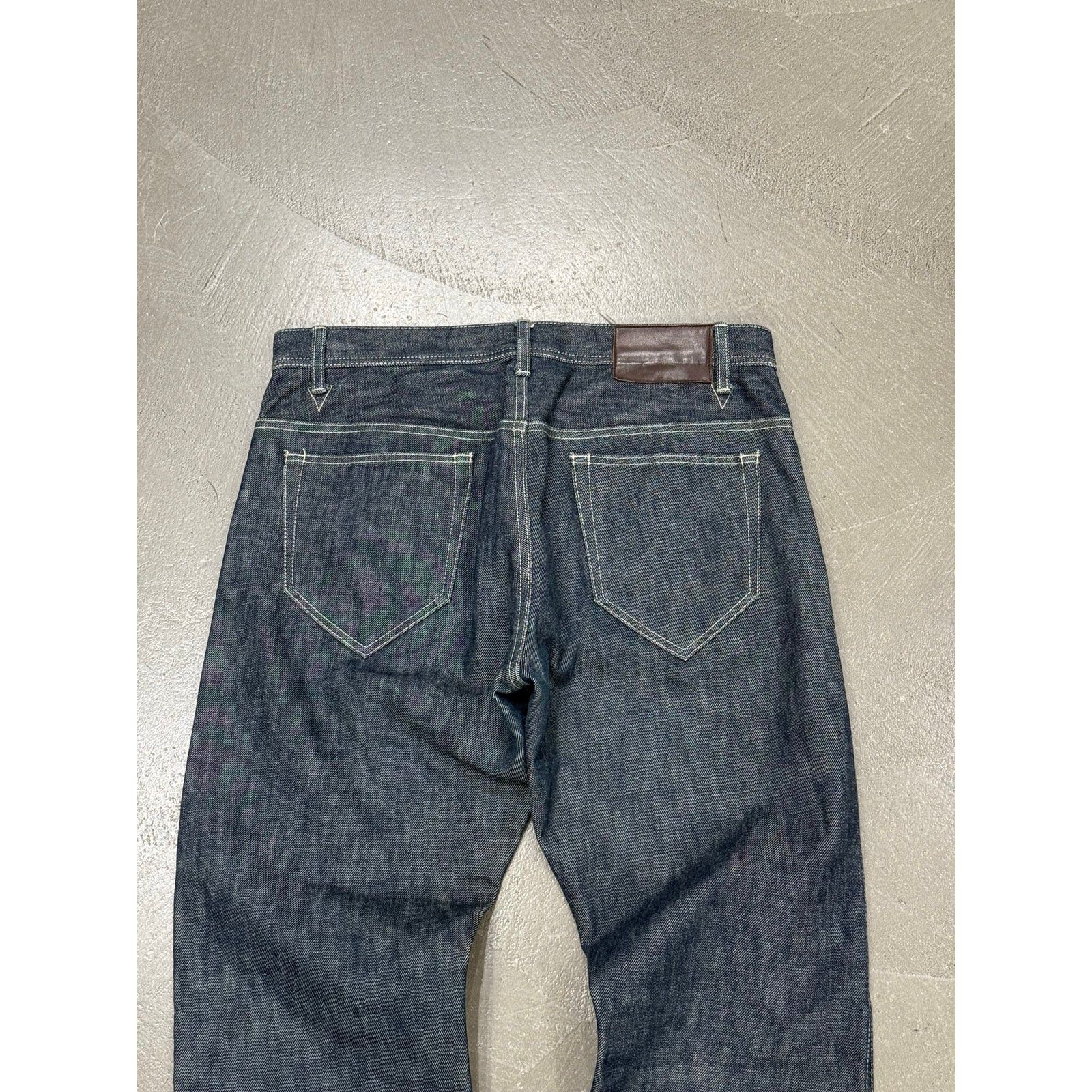 Yohji Yamamoto 2000s Yohji Yamamoto raw wide leg jeans Size ONE SIZE - 5 Thumbnail