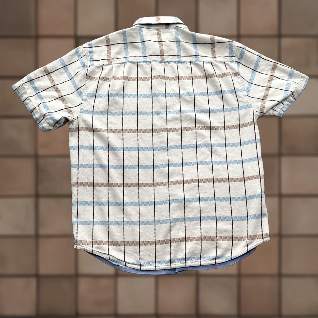 Tommy Bahama Tommy Bahama Shirt Mens Medium Beige Plaid 100% Silk Short Sleeve Button-Up Size US M / EU 48-50 / 2 - 1 Thumbnail