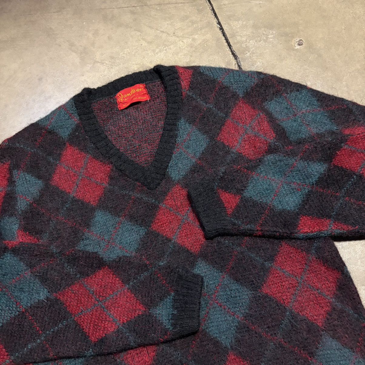 Jantzen Vintage Jantzen Mohair Wool Cardigan Sweater Argyle 50s USA Size US M / EU 48-50 / 2 - 5 Thumbnail