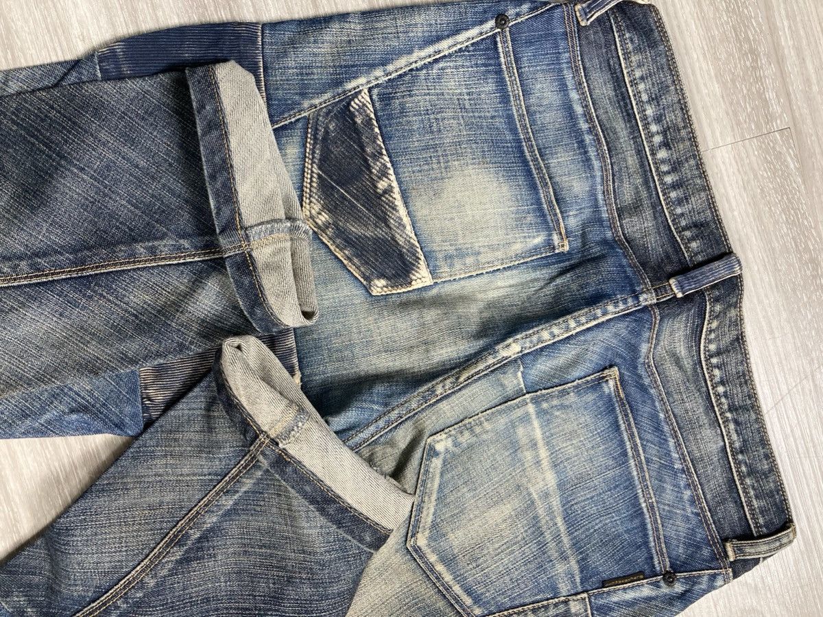 Black Barrett × Neil Barrett Blackbarrett By Neil Barrett Biker Ribbed Jeans Pant Size US 31 - 11 Thumbnail