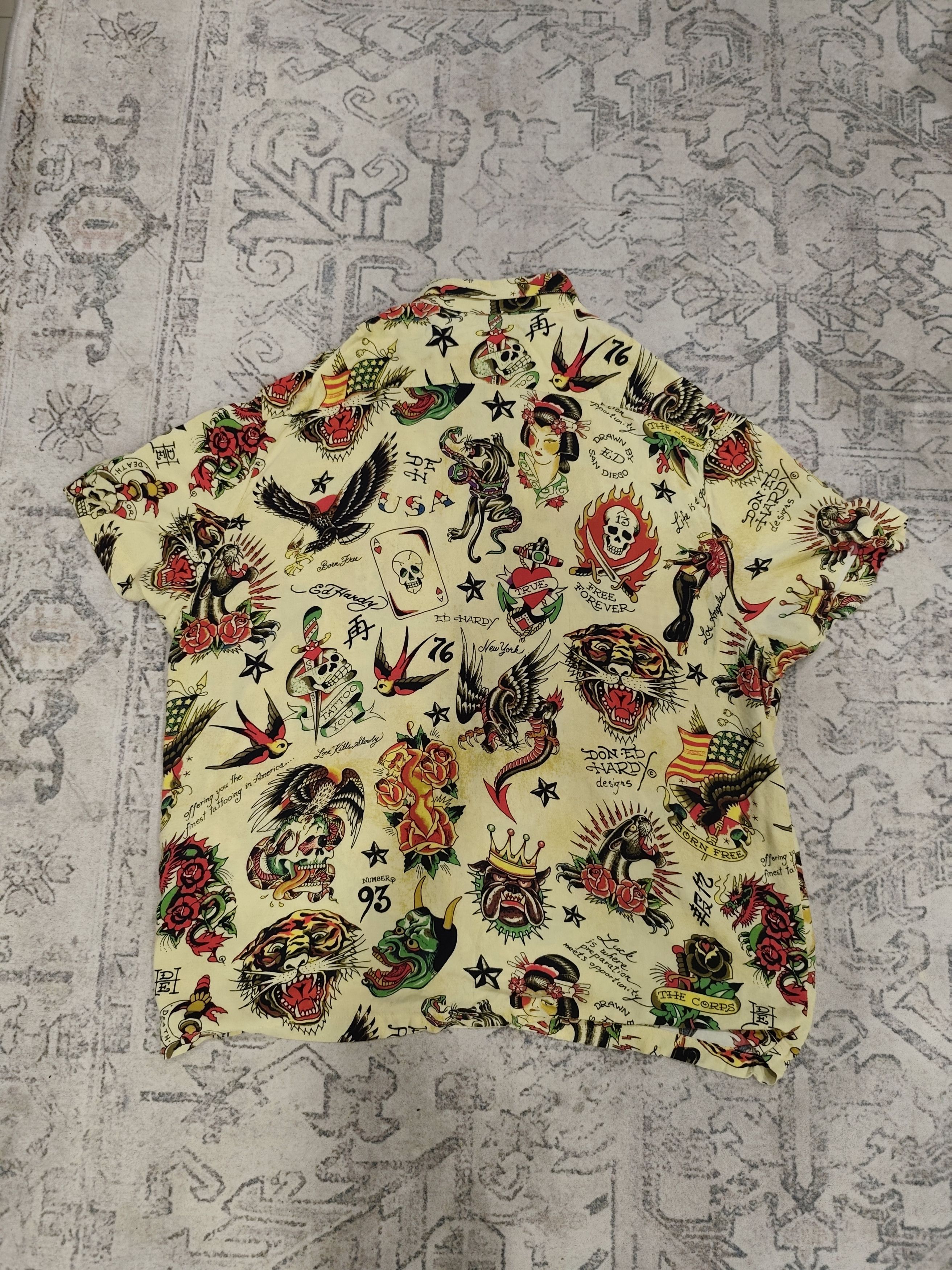 Ed Hardy Ed hardy shirt Size US XL / EU 56 / 4 - 2 Thumbnail