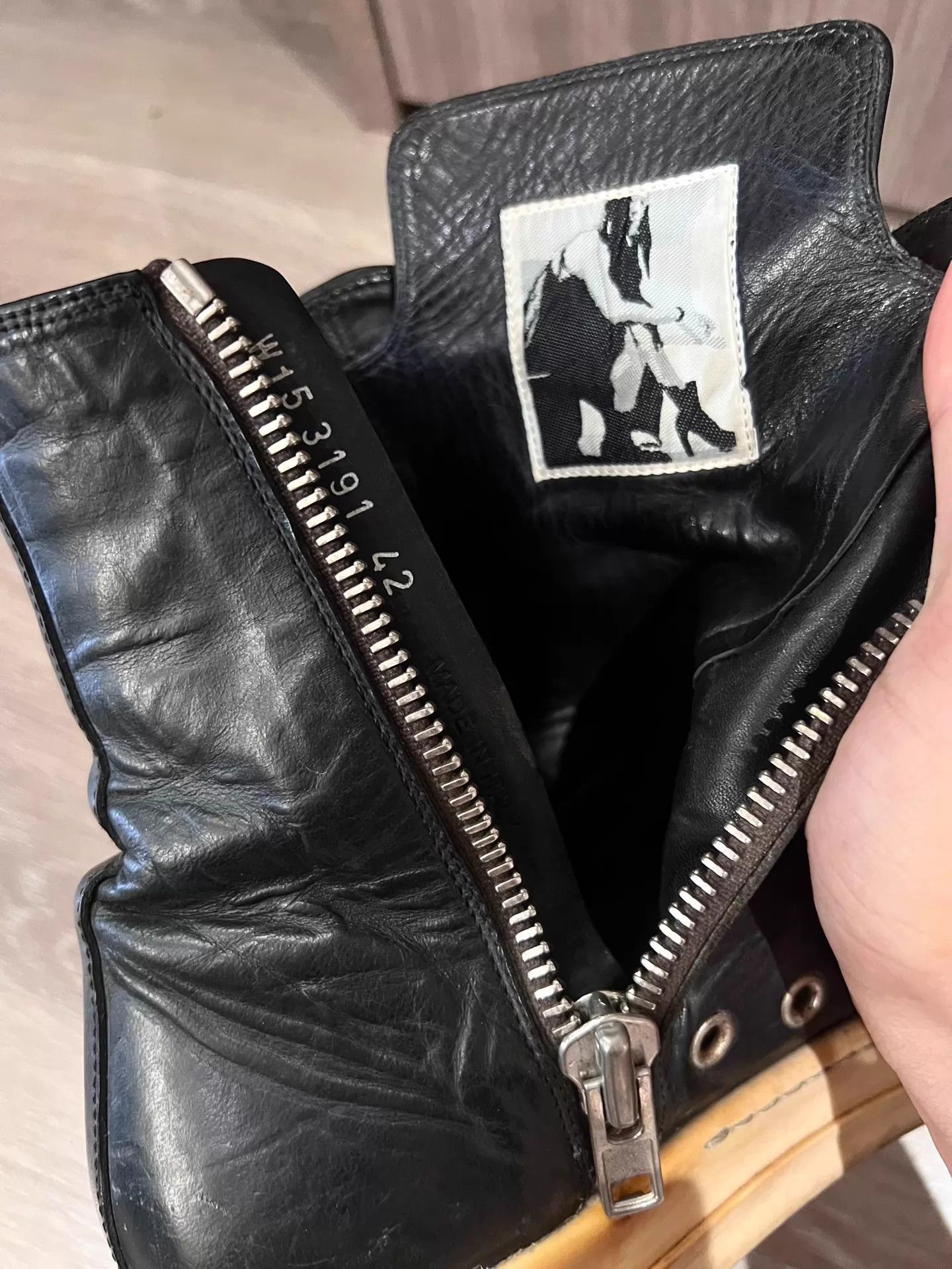 Rick Owens Rick Owens Mainline Horse Leather 15FW Converse 42 Size US 9 / EU 42 - 7 Thumbnail