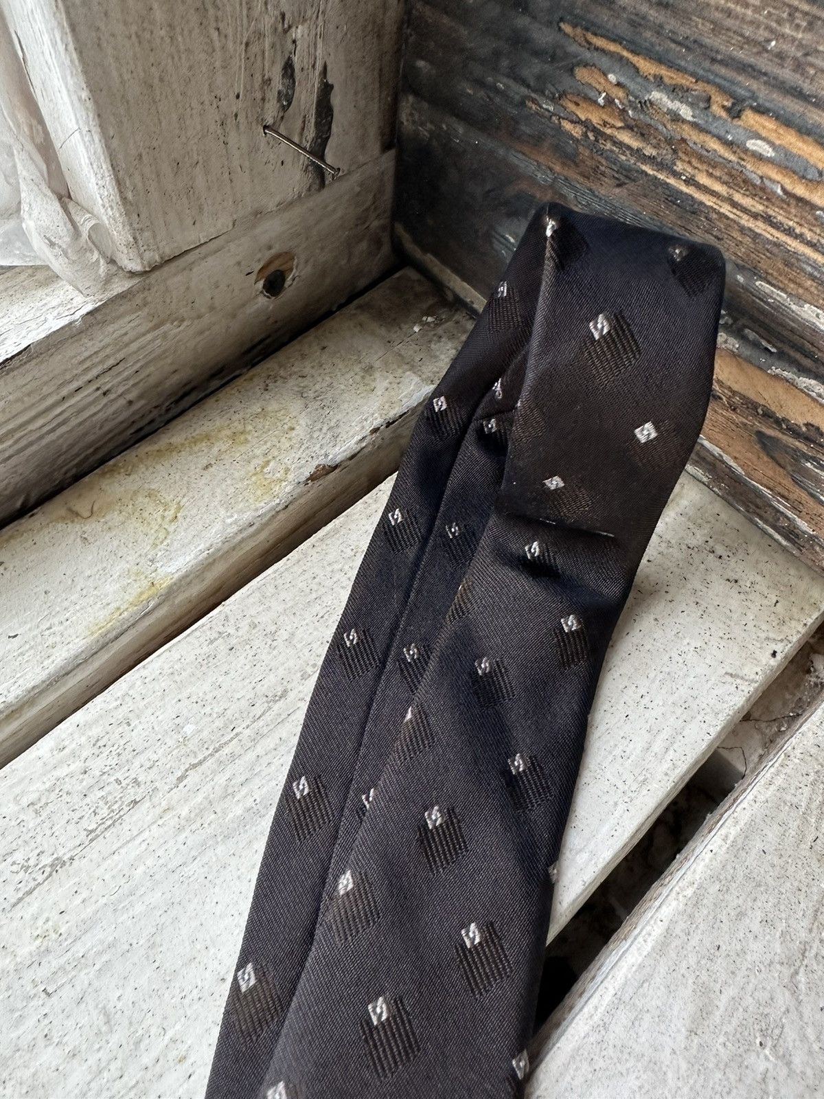 Armani × Giorgio Armani × Vintage 🚨 VINTAGE ARMANI FLANNEL 00s TIE luxury old money Size ONE SIZE - 10 Thumbnail