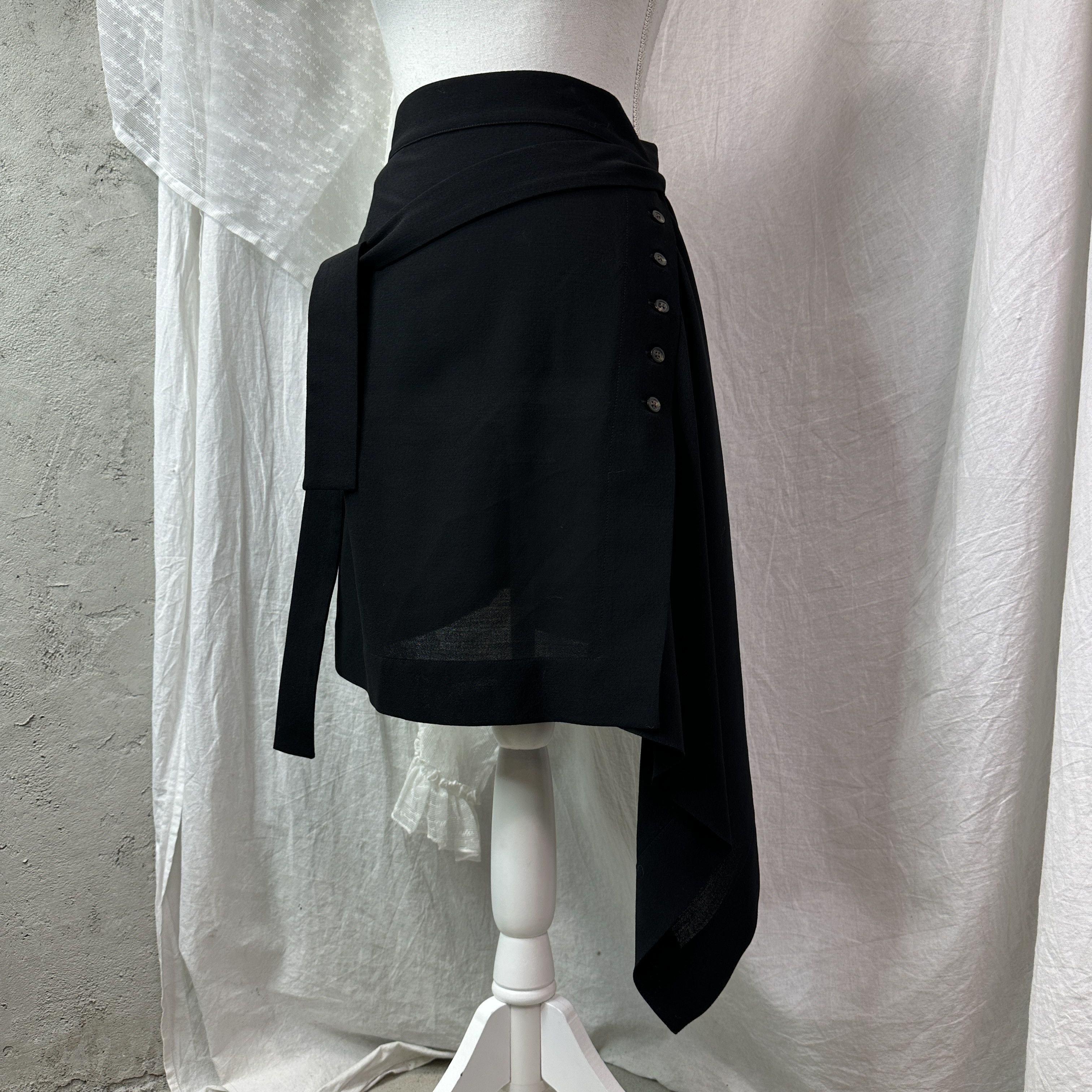 Rick Owens Vintage Grunge Assymetrical Rick Owens FW18 Sisyphus Top Y2K Size 25" / US 0 / IT 36 - 7 Thumbnail