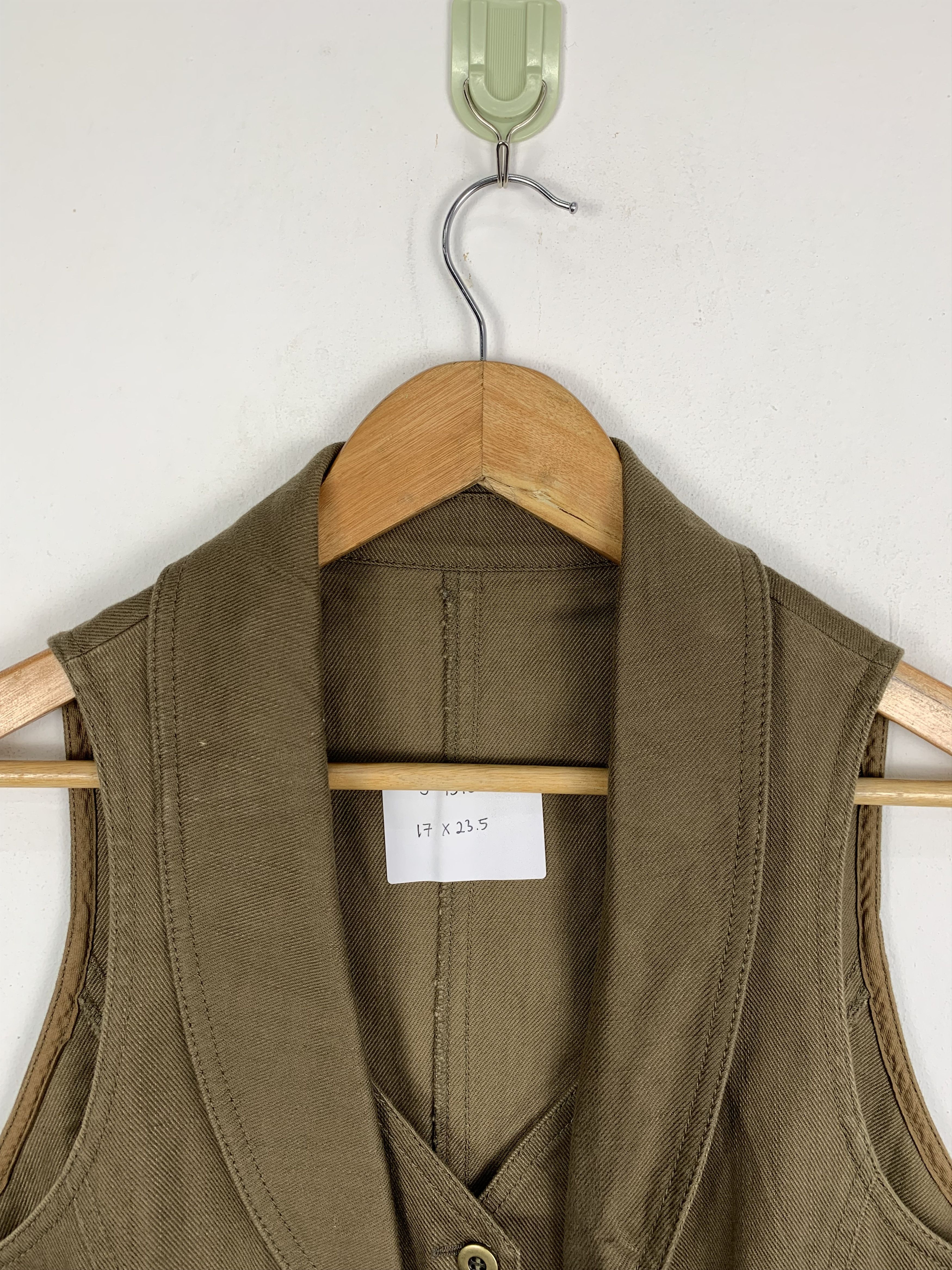 Japanese Brand Vintage Designer Double Pocket Vest J1396 Size US M / EU 48-50 / 2 - 2 Thumbnail