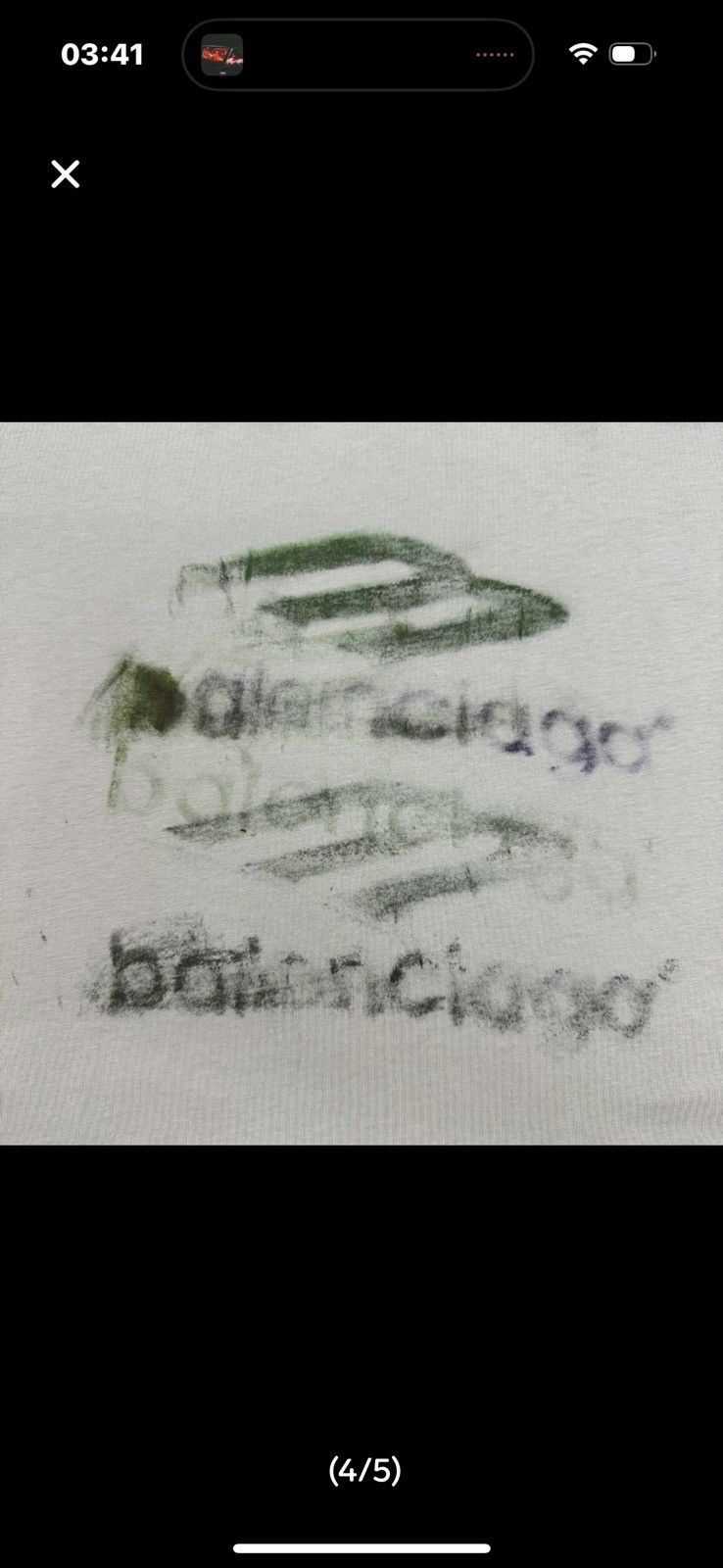 Balenciaga Balenciaga croped logo tee( Size US M / EU 48-50 / 2 - 4 Thumbnail