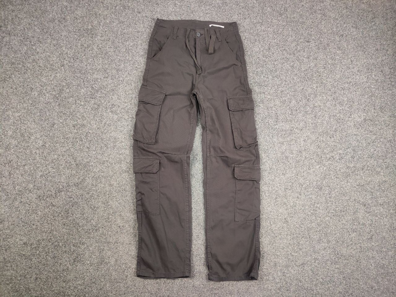 Japanese Brand Vintage Japan Style Y2K Straight Multicargo Gray Baggy Pants Size US 32 / EU 48 - 7 Thumbnail