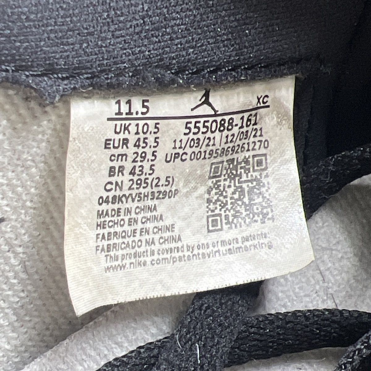 Nike Air Jordan 1 high heritage Size US 11.5 / EU 44-45 - 8 Thumbnail