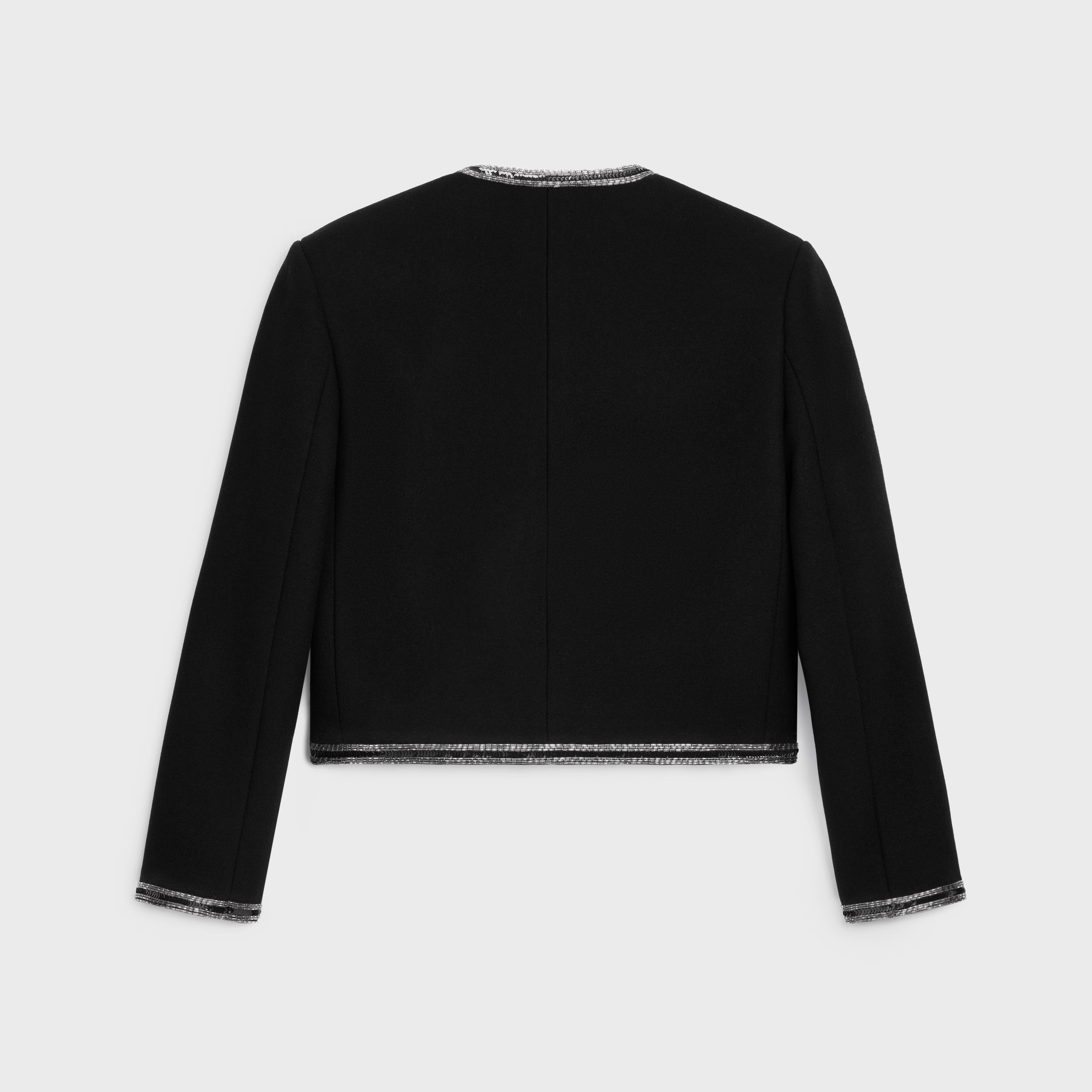 Celine o1bcso1str0824 Embroidered Cardigan in Black Size US S / EU 44-46 / 1 - 2 Thumbnail