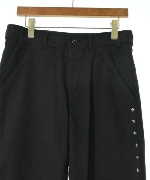 Comme des Garcons Black Casual Pants Slacks Tuds Design Zip Ply Plain Black Size US 30 / EU 46 - 4 Thumbnail