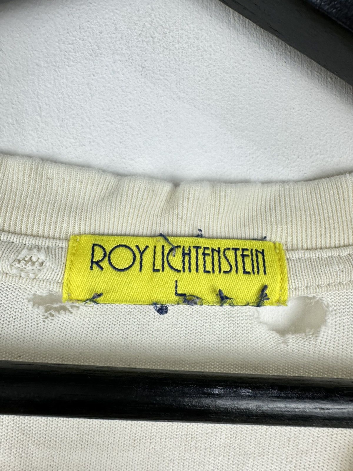 Vintage Distressed Roy Lichtenstein Tee Size US L / EU 52-54 / 3 - 10 Thumbnail
