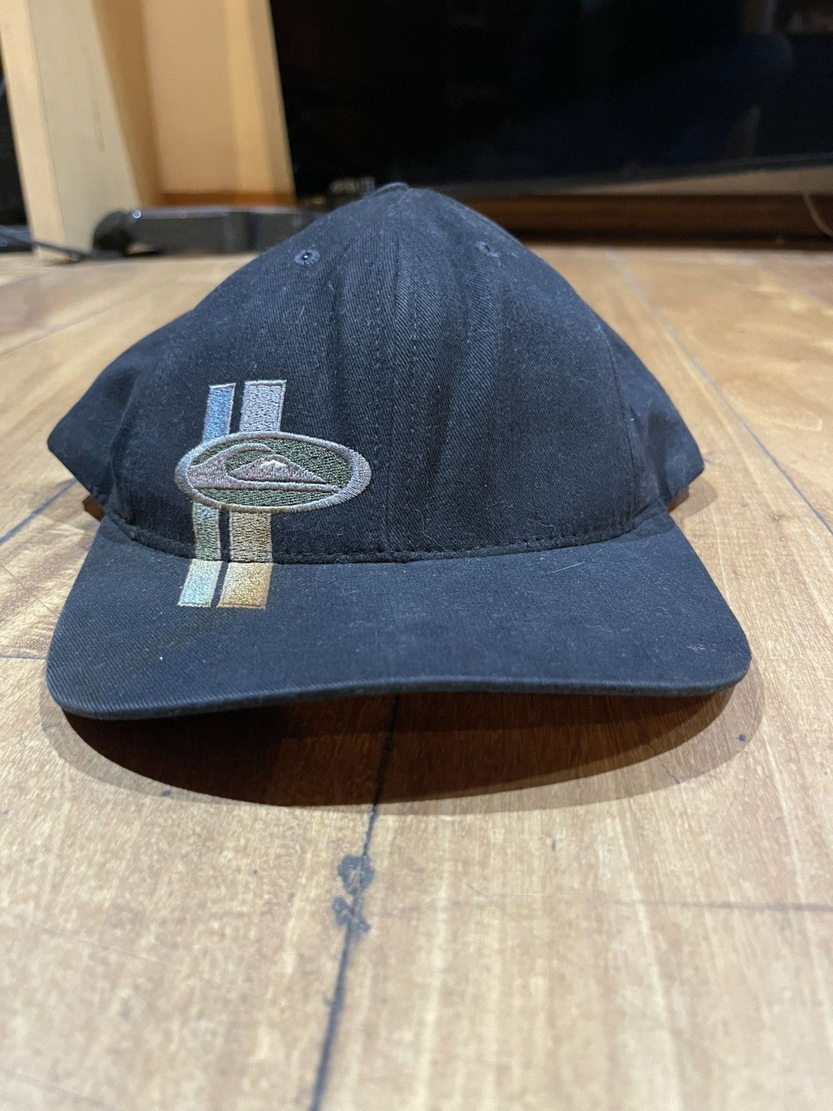Quiksilver Vintage crazygrail Quiksilver Hat Black 80s 90s Y2K surfwear Size ONE SIZE - 2 Thumbnail