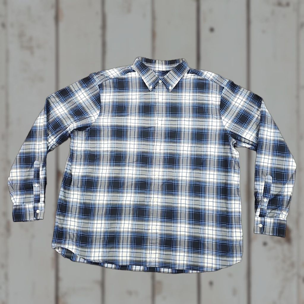 Vineyard Vines Vineyard Vines Shirt 2XL Blue Plaid Performance Long Sleeve Wicking Casual Mens Size US XXL / EU 58 / 5 - 1 Thumbnail