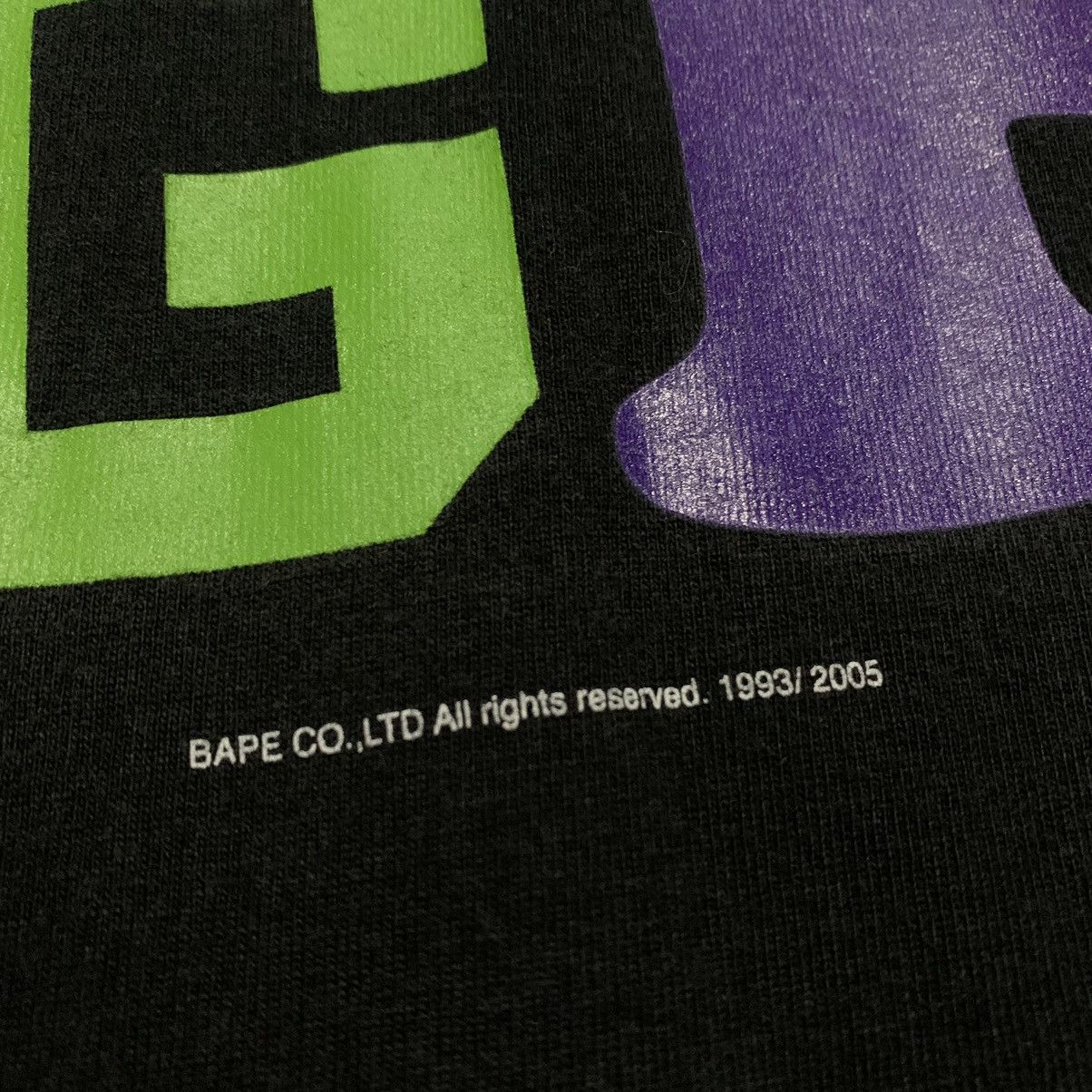 Bape Bape Small Multi Graphic Black Tee A Bathing Ape 2005 Size US S / EU 44-46 / 1 - 4 Thumbnail
