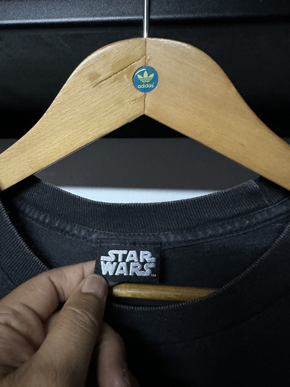Disney × Star Wars × Vintage Vintage Star Wars Judge Me By My Size, Do You? Sun Faded Tee Size US L / EU 52-54 / 3 - 8 Thumbnail