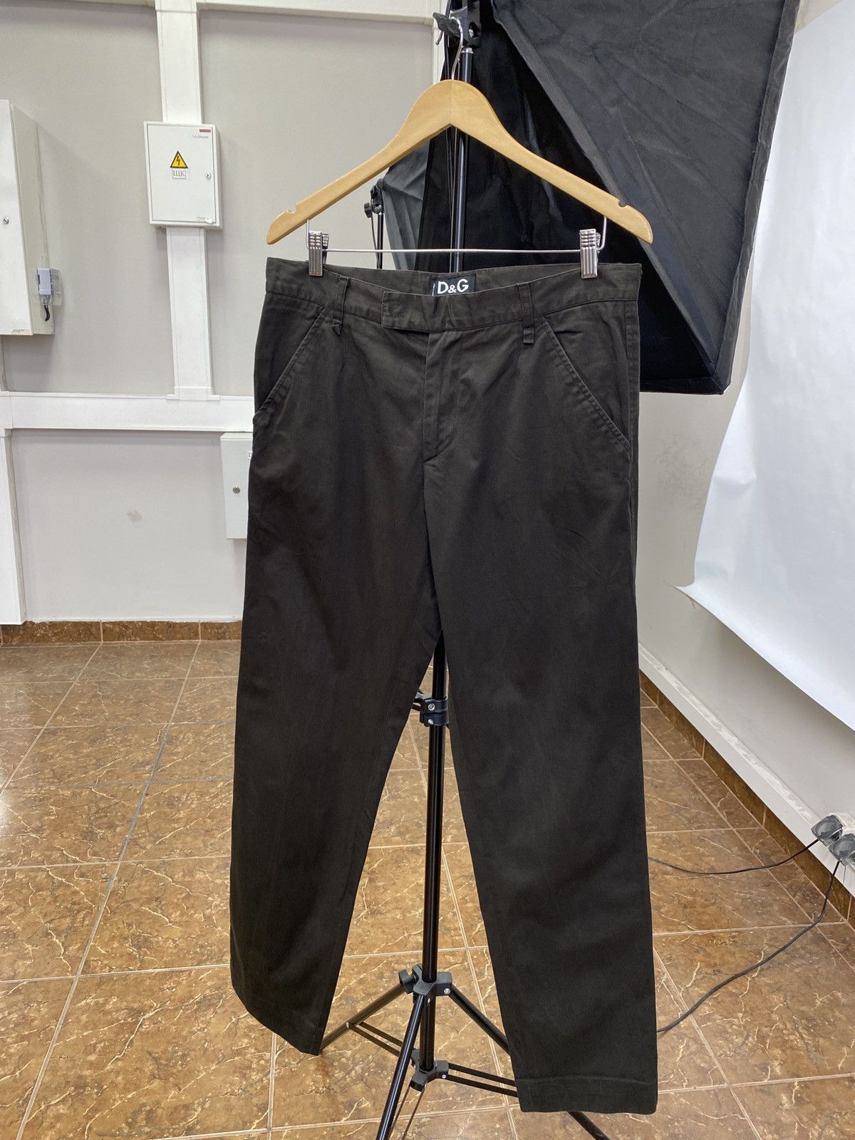 Dolce & Gabbana 🇺🇸 Vintage 90s Dolce Gabbana Classic Brown Pants Rare Retro Size US 36 / EU 52 - 1 Thumbnail