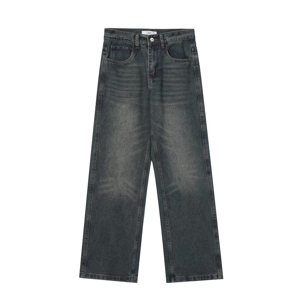 Japanese Brand × Jean Classic washed distressed loose casual jeans Size US 34 / EU 50 - 1 Thumbnail