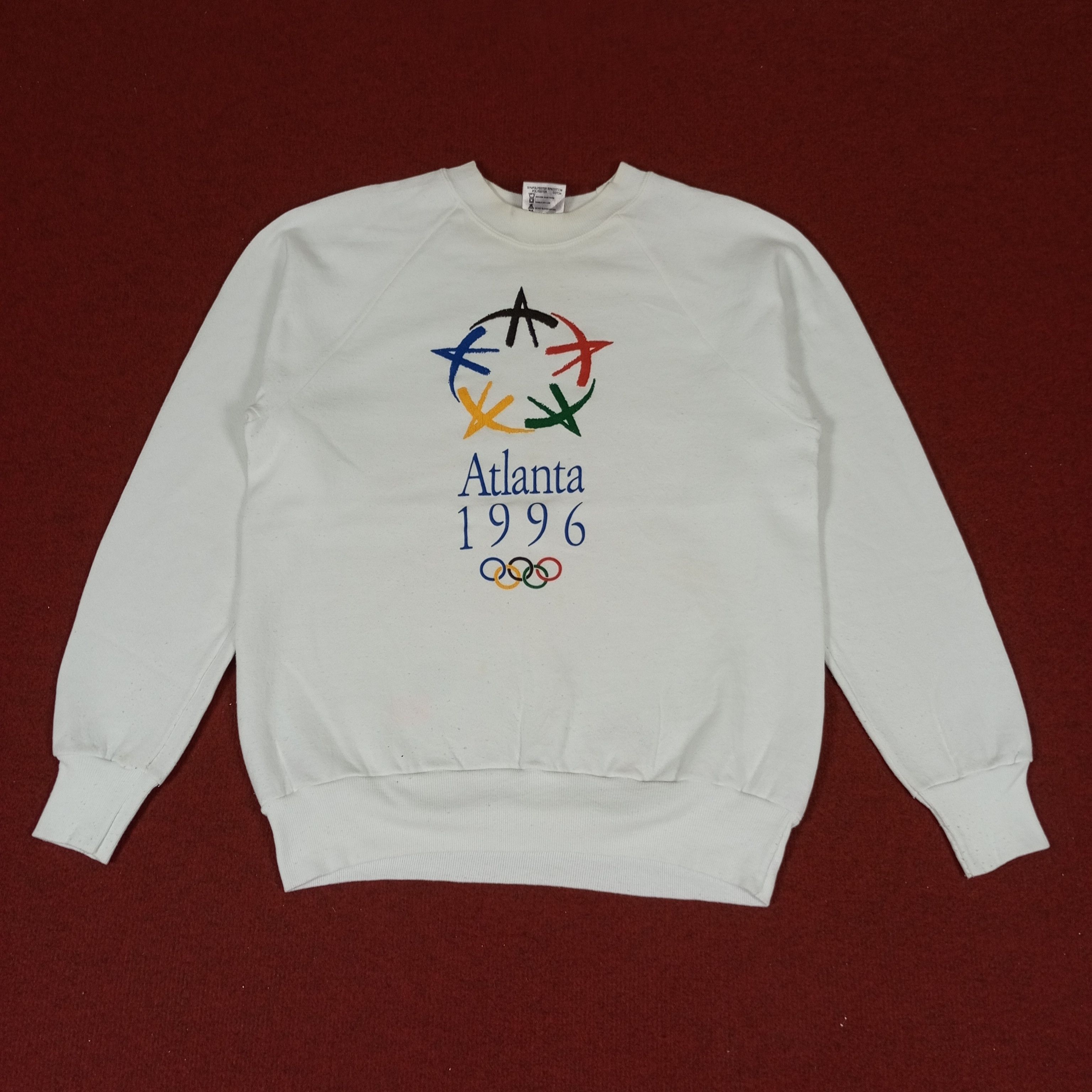 USA Olympics × Vintage Olympics Atlanta 1996 Promo Style Vintage Sweatshirt Size US S / EU 44-46 / 1 - 1 Thumbnail
