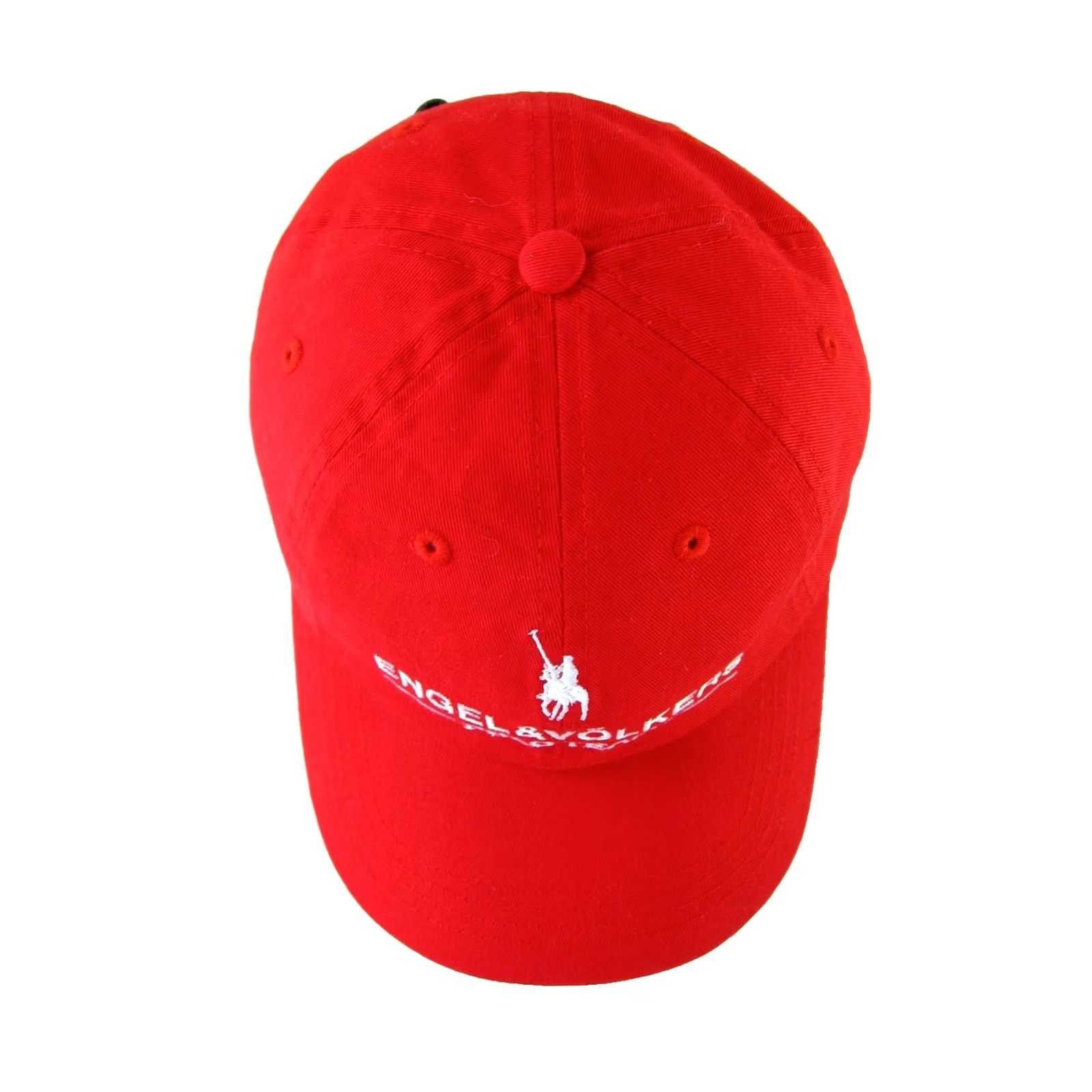 Vintage ENGEL & VOLKERS Red Baseball Cap Hat Leather Strap School Equestrian Polo Mens Size US M / EU 48-50 / 2 - 3 Thumbnail