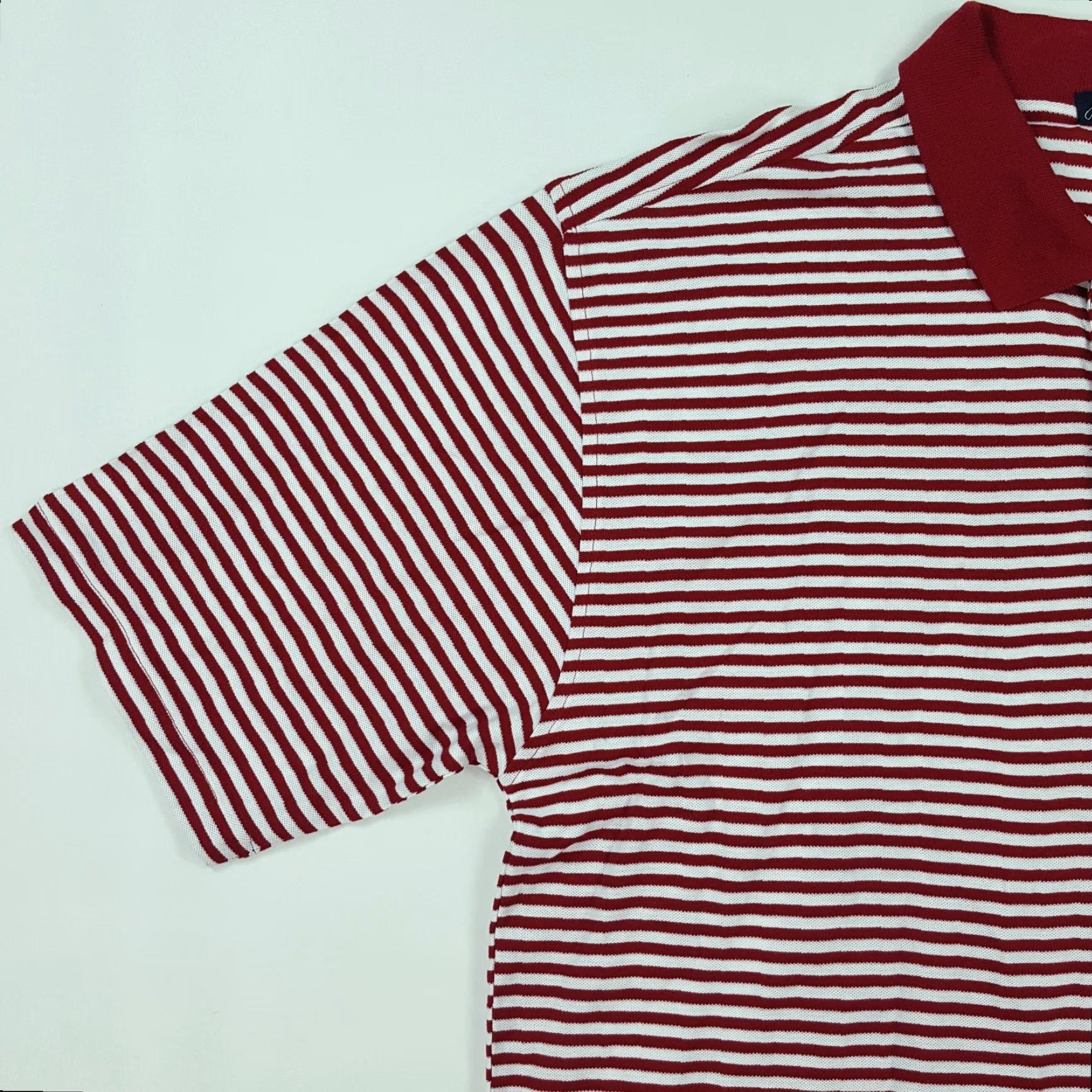 Vintage VINTAGE Jack Nicklaus Red Striped Polo Shirt XL Short Sleeve Collared Golf Casual Men Size US XL / EU 56 / 4 - 4 Thumbnail