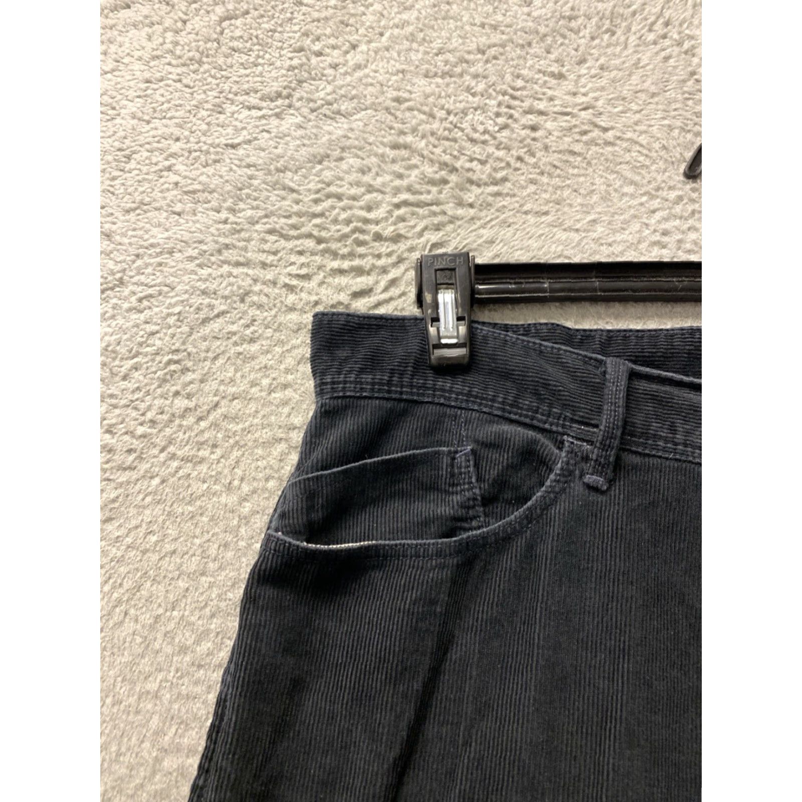 Banana Republic Banana Republic Pima Cotton Black Corduroy Pants 36x30 Straight 5-Pocket Mens Regular Size US 36 / EU 52 - 2 Thumbnail
