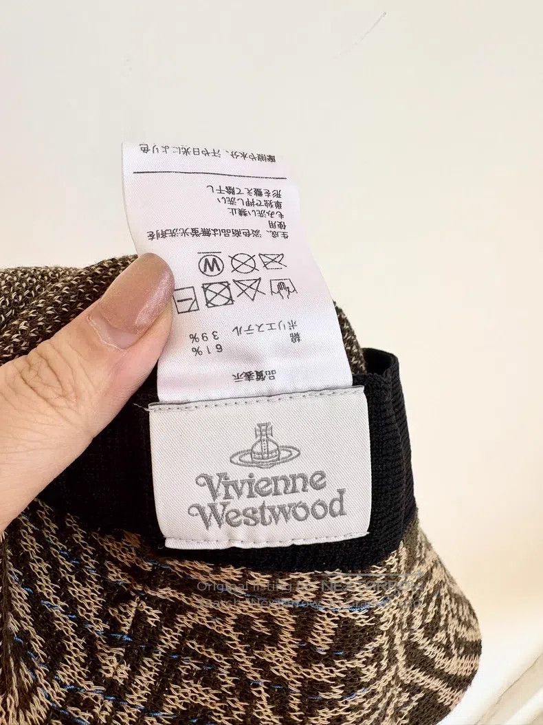 Vivienne Westwood Vivienne Westwood Brown Saturn Print Fisherman's Hat Size ONE SIZE - 7 Thumbnail