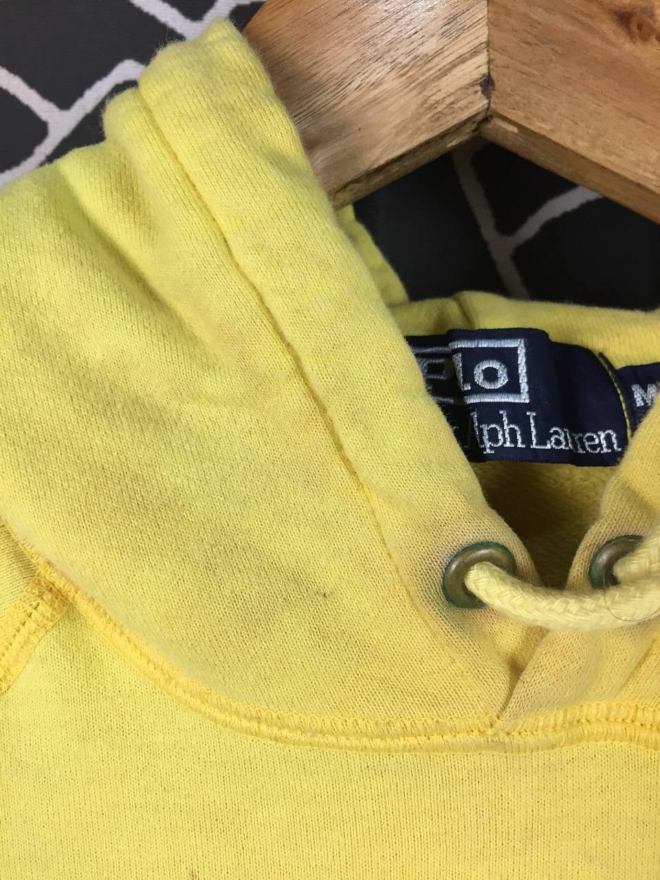 Polo Ralph Lauren Vtg Distressed Polo Ralph Lauren Pony Logo Pullover Hoodie Size US M / EU 48-50 / 2 - 4 Thumbnail