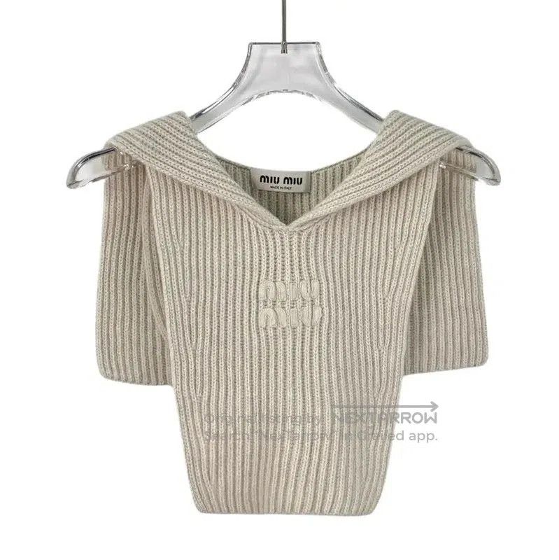 Miu Miu Miu Miu Light Brown Wool Pullover Sweater . Size XXS / US 00 / IT 34 - 1 Thumbnail