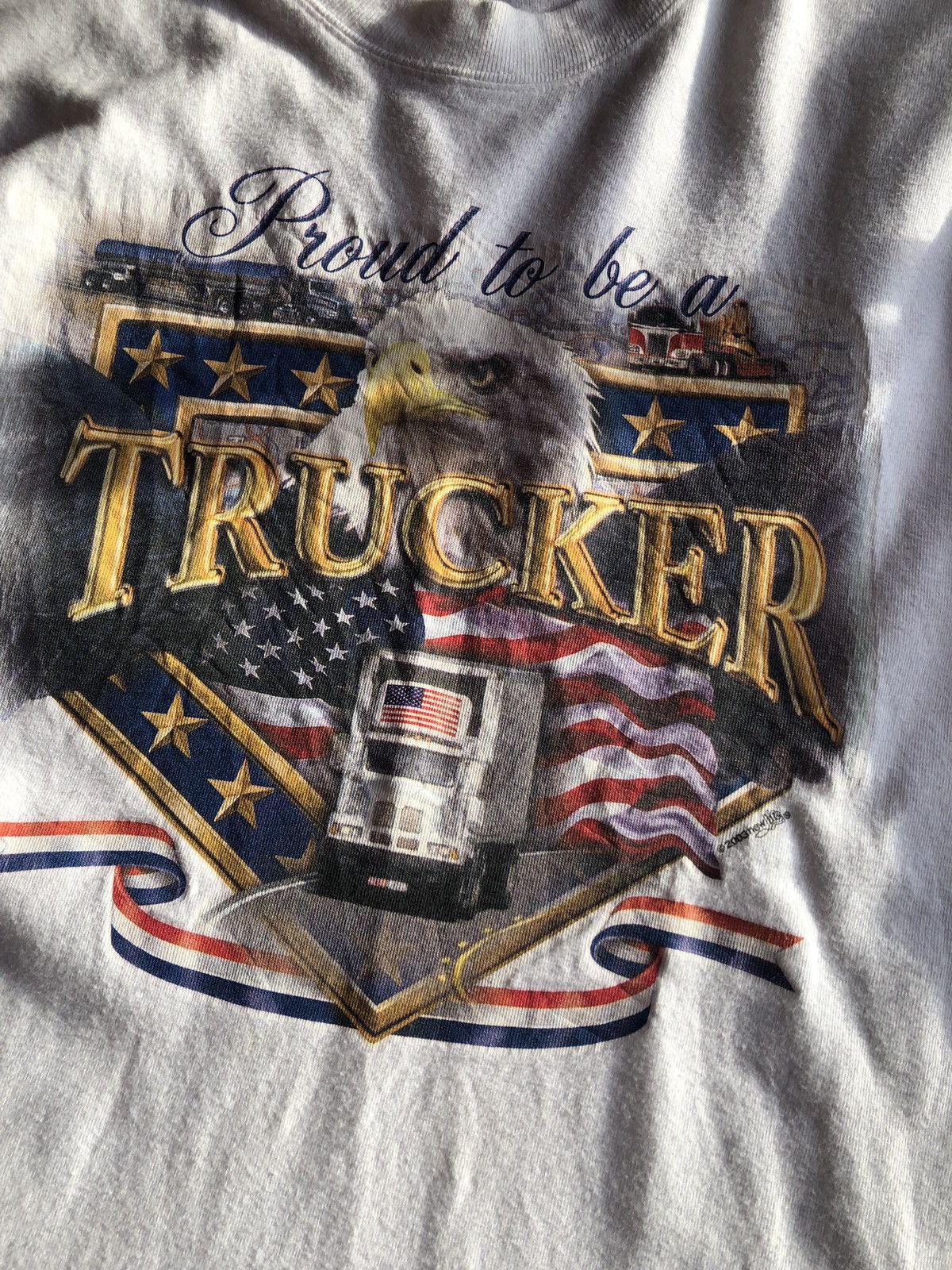 Hanes × Vintage Chrisman trucker proud to be a trucker 2003 Size US L / EU 52-54 / 3 - 2 Thumbnail