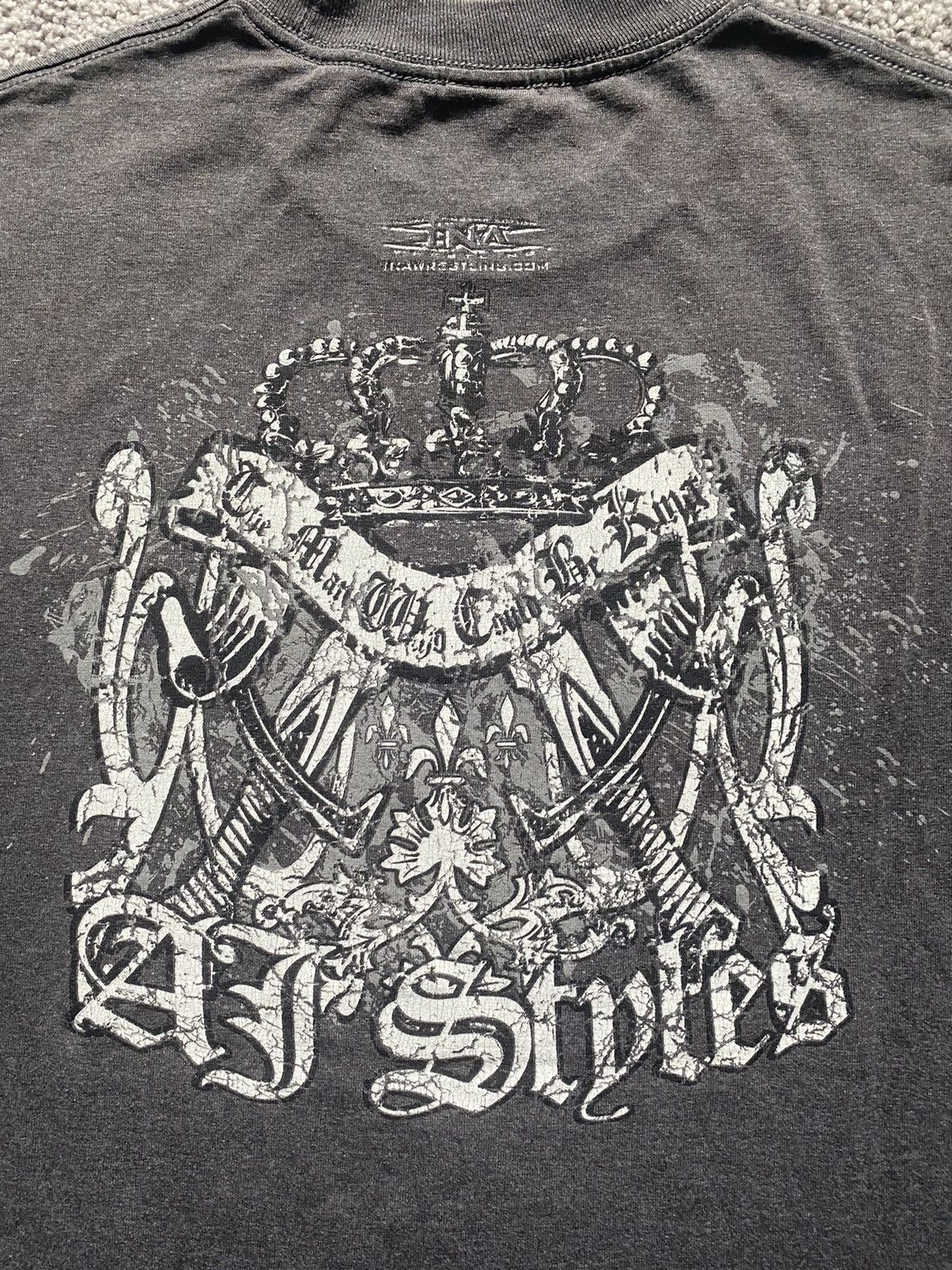 Affliction × Vintage Vintage Y2K MMA Elite Style Tee Shirt Size US L / EU 52-54 / 3 - 4 Thumbnail