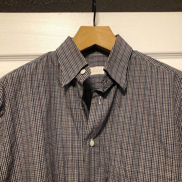 Brioni BRIONI men's 100%cotton casual shirt size: L made in Italy Size US L / EU 52-54 / 3 - 1 Thumbnail