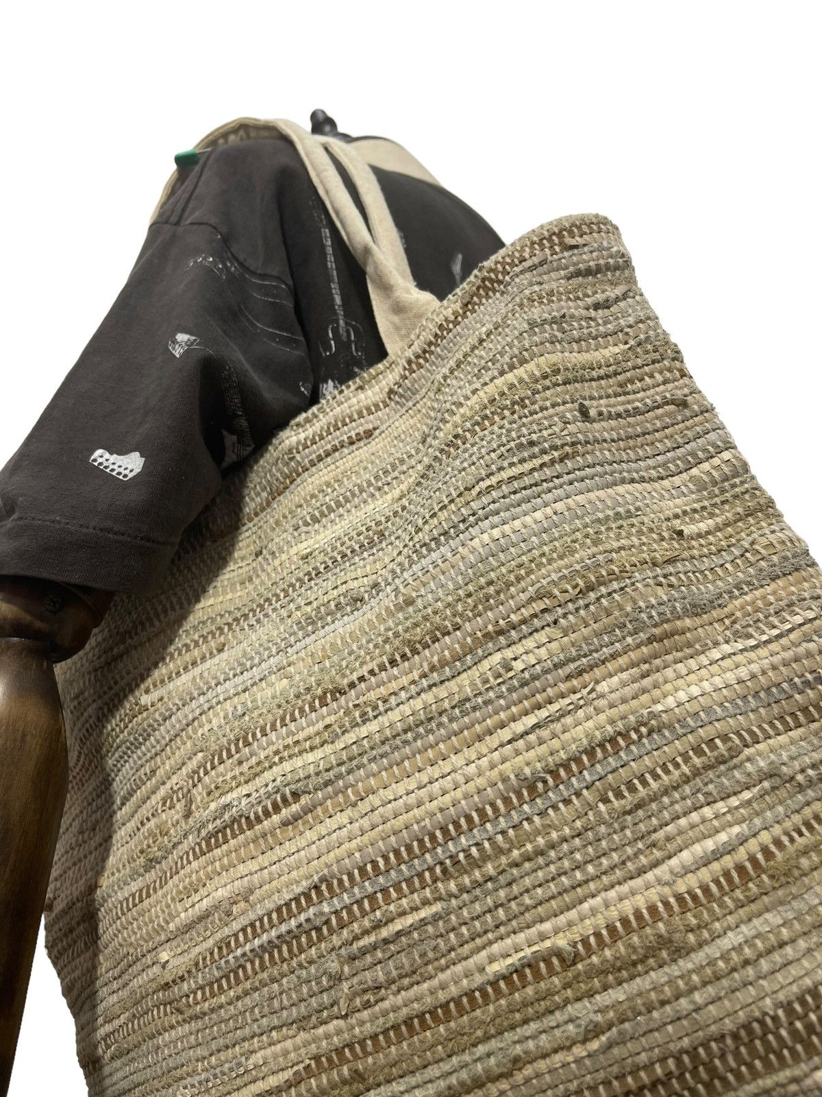 Genuine Leather Woven Leather Handcraft Handmade Japan Tote Bag 3🟩 Size ONE SIZE - 1 Thumbnail