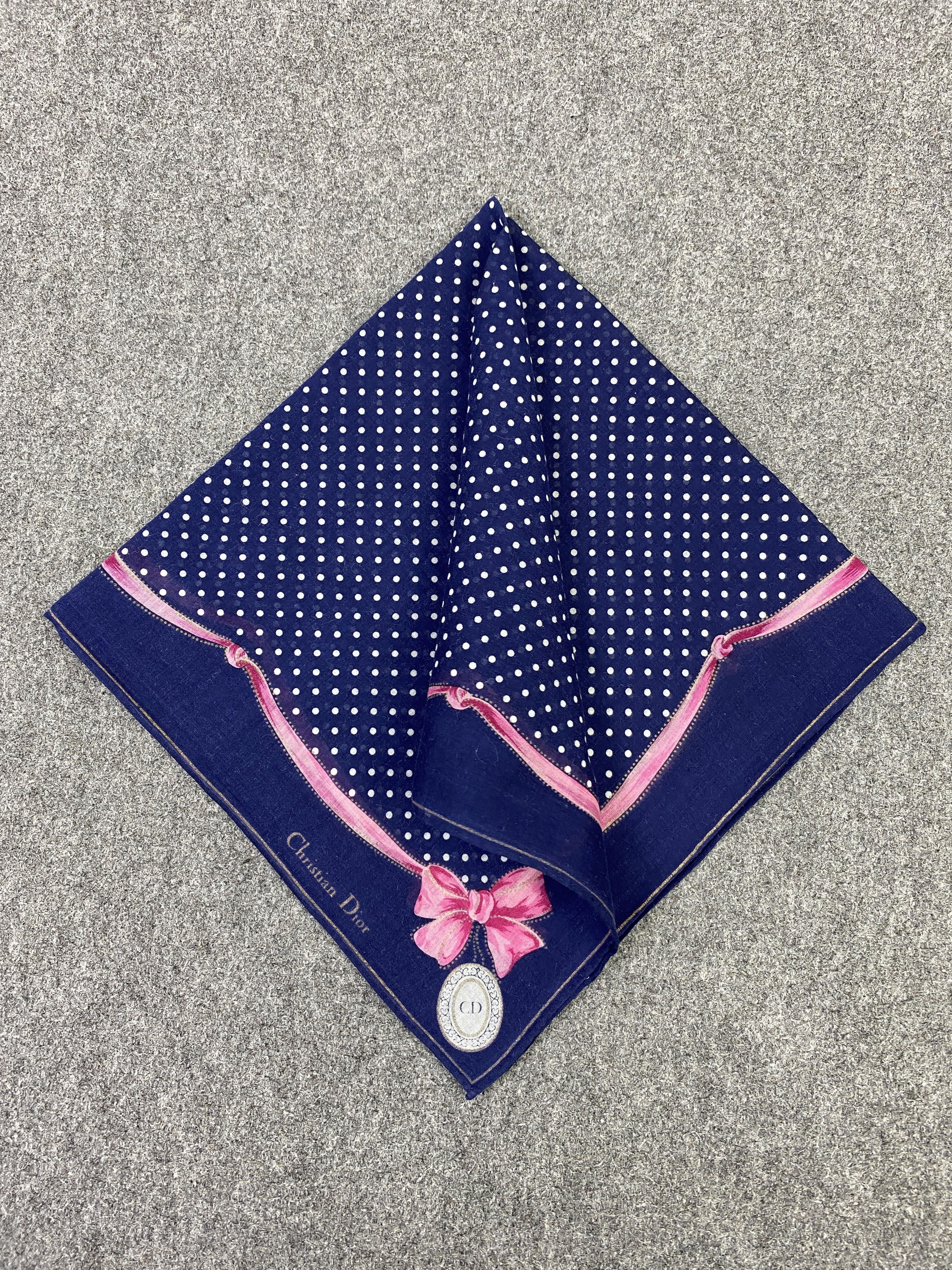 Christian Dior Monsieur Vintage Christian Dior Handkerchief / Neckerchief KT0060 Size ONE SIZE - 4 Thumbnail